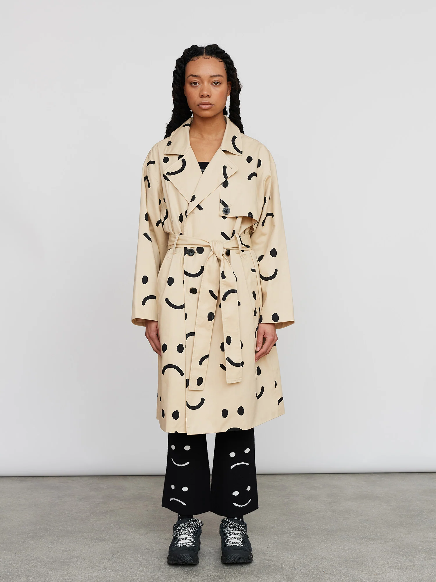 Happy Sad Trench Coat - Image 5