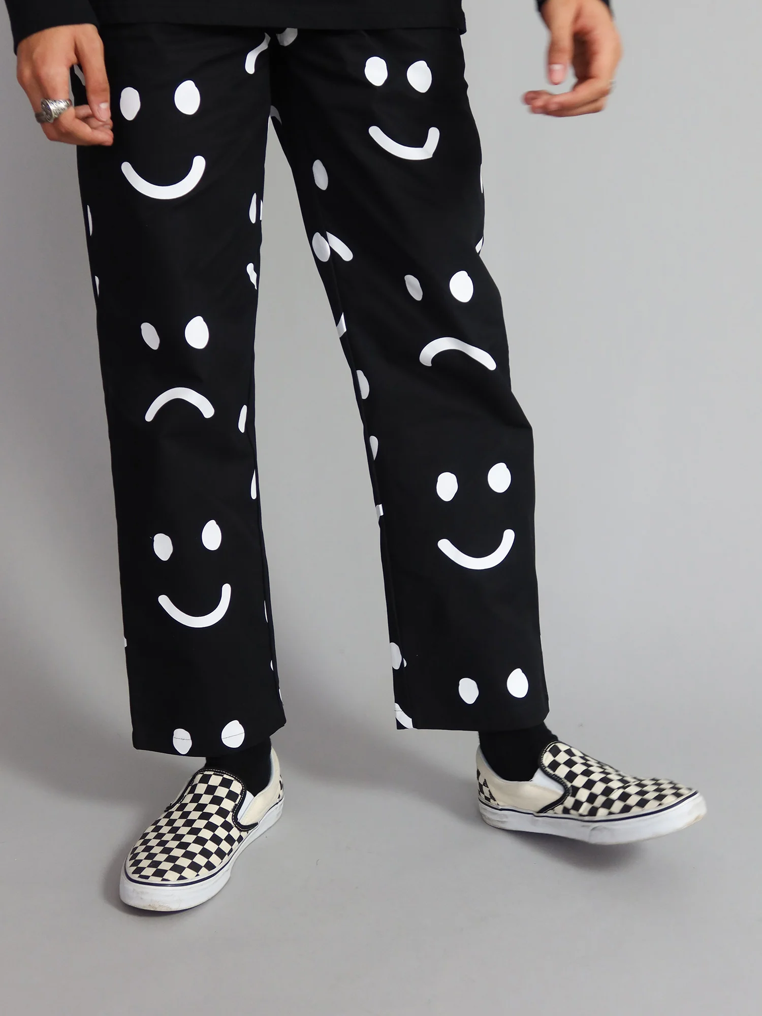 Lazy Oaf Happy Sad Unisex Pants - Image 5