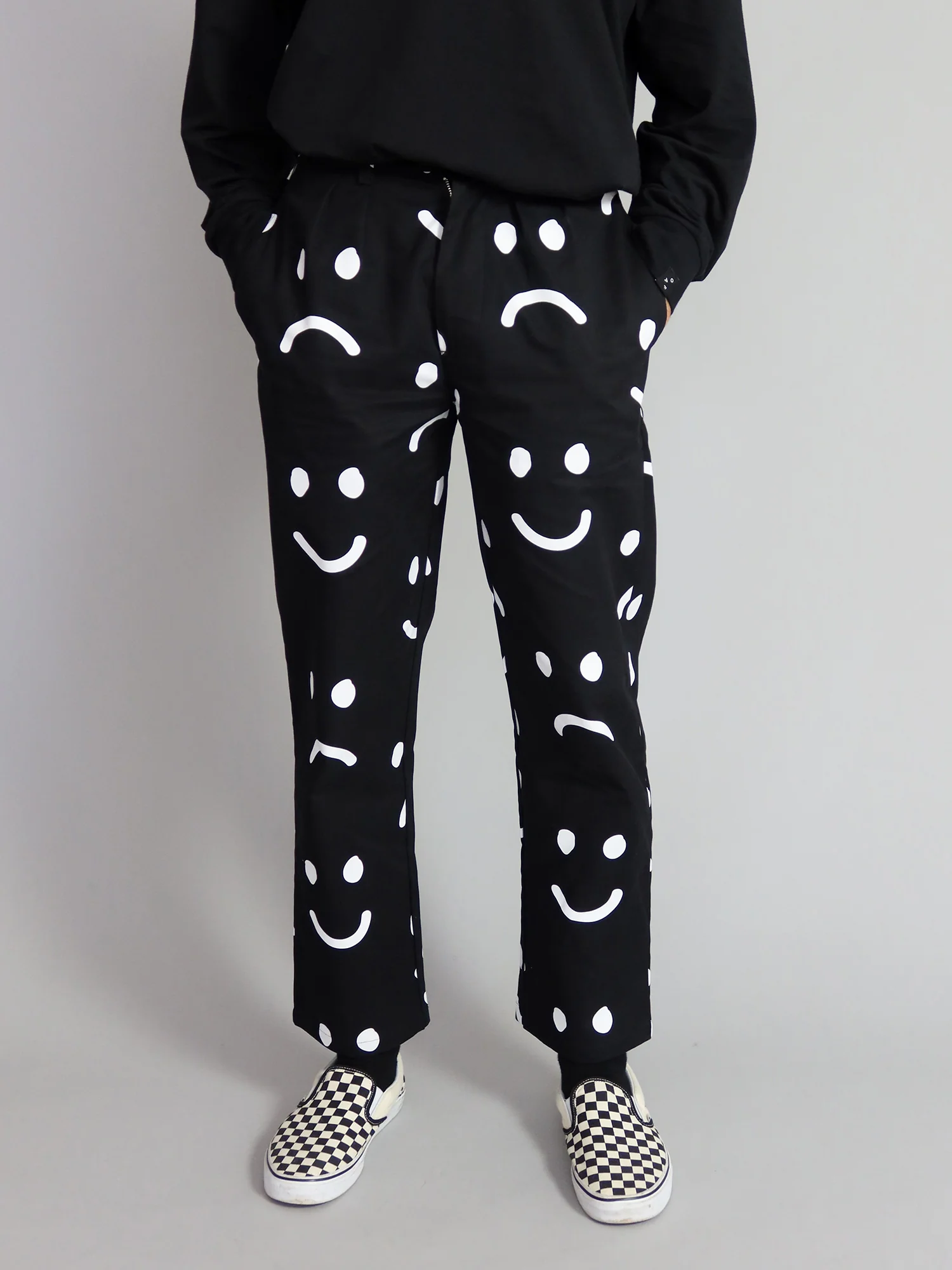 Lazy Oaf Happy Sad Unisex Pants - Image 7