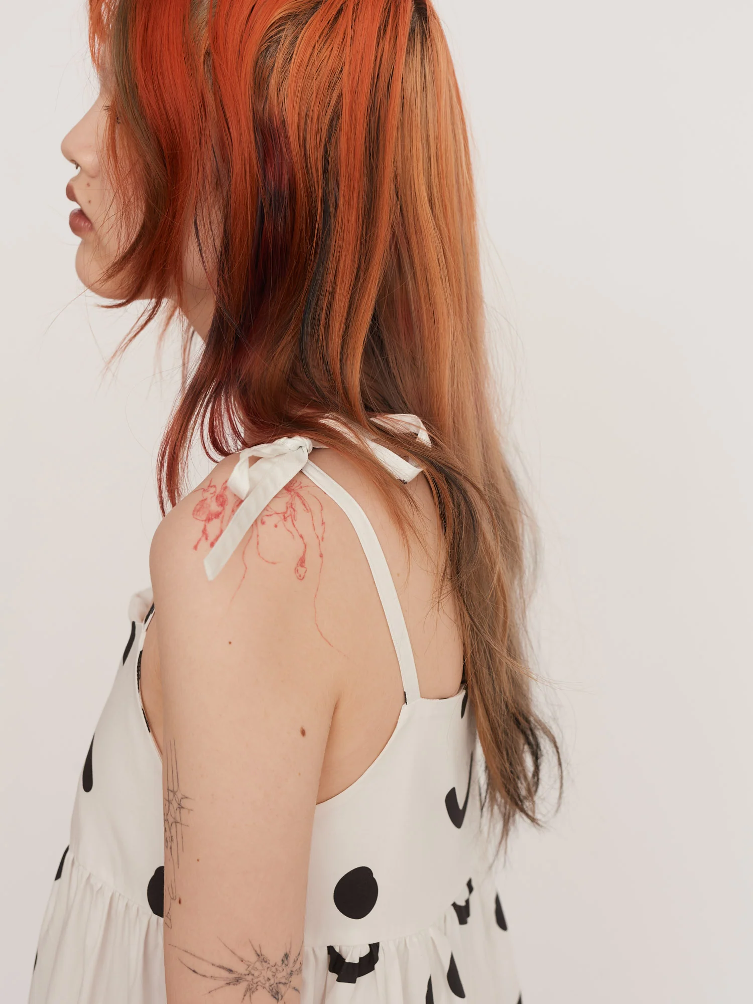 Happy Sad White Smock Dress - Image 5