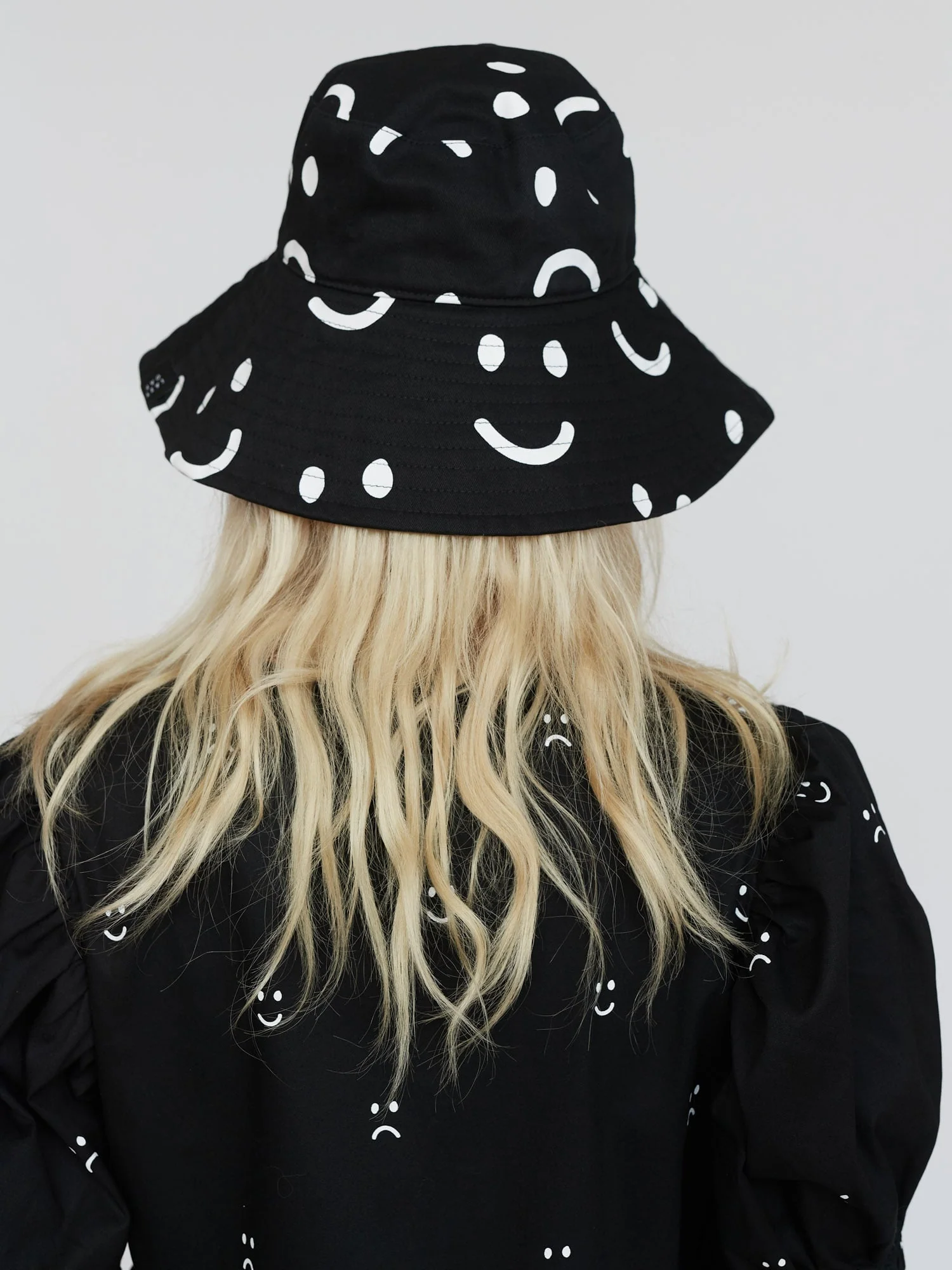 Happy Sad Wide Brim Hat - Image 3