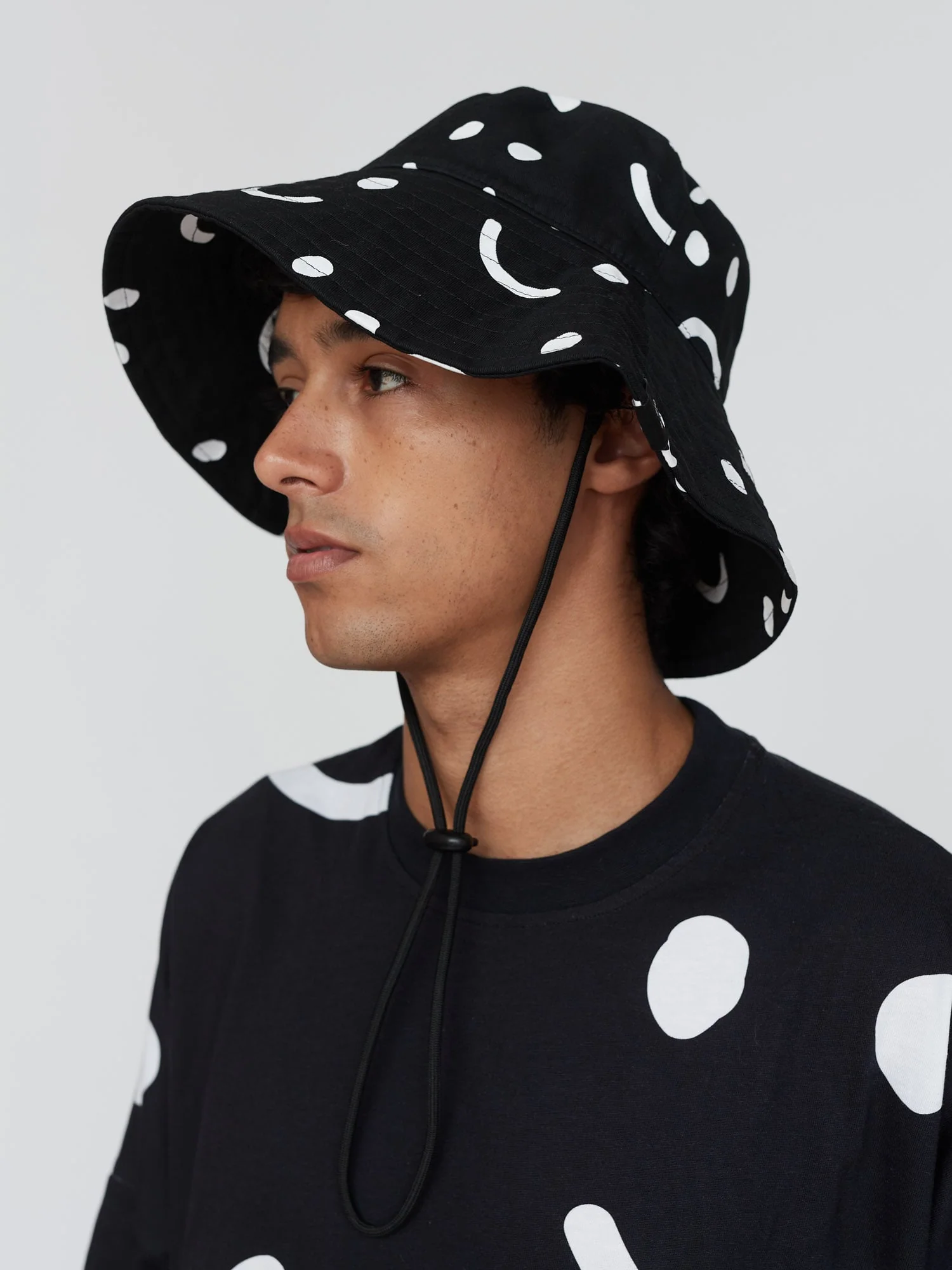 Happy Sad Wide Brim Hat - Image 5