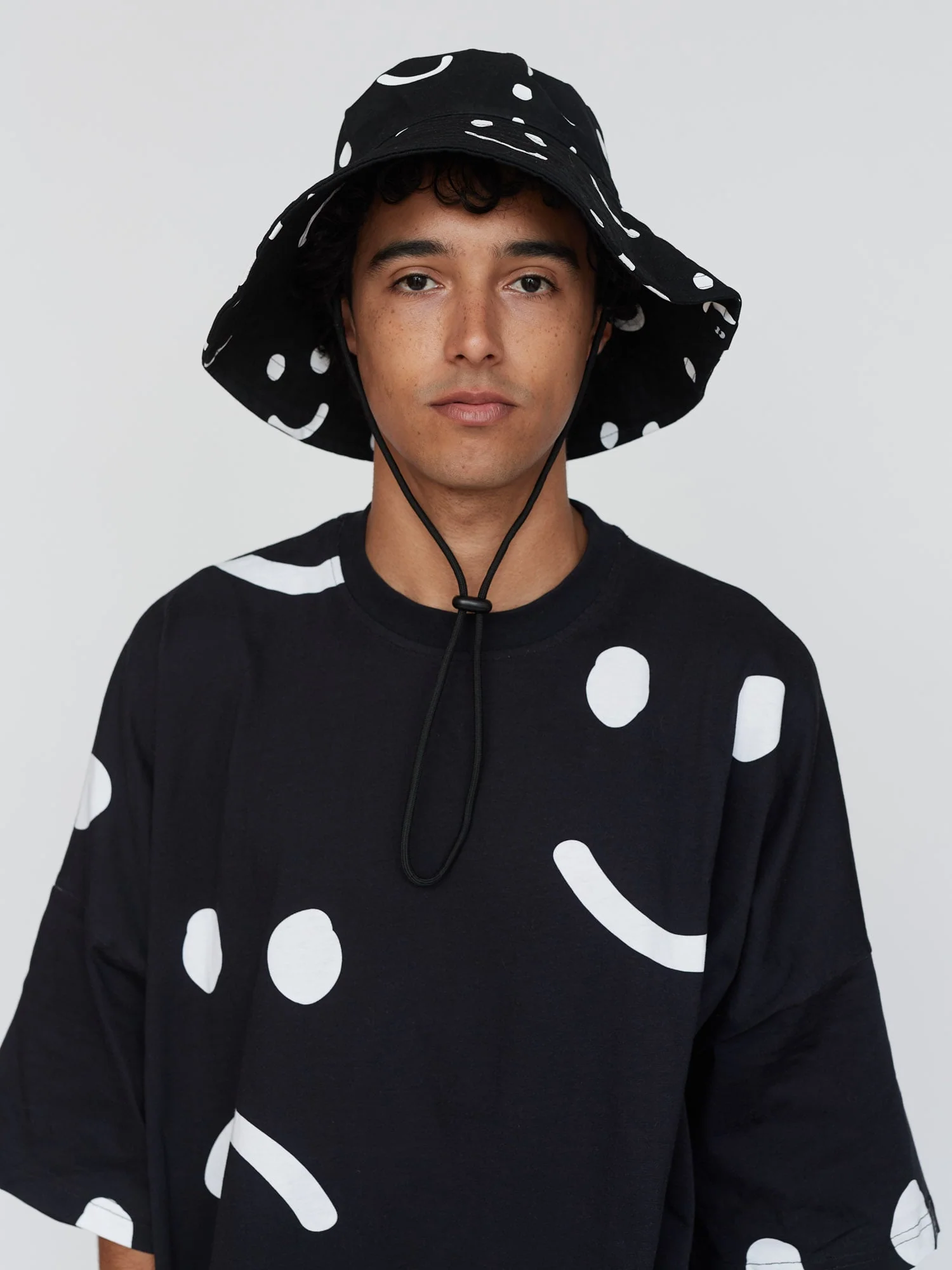 Happy Sad Wide Brim Hat - Image 6