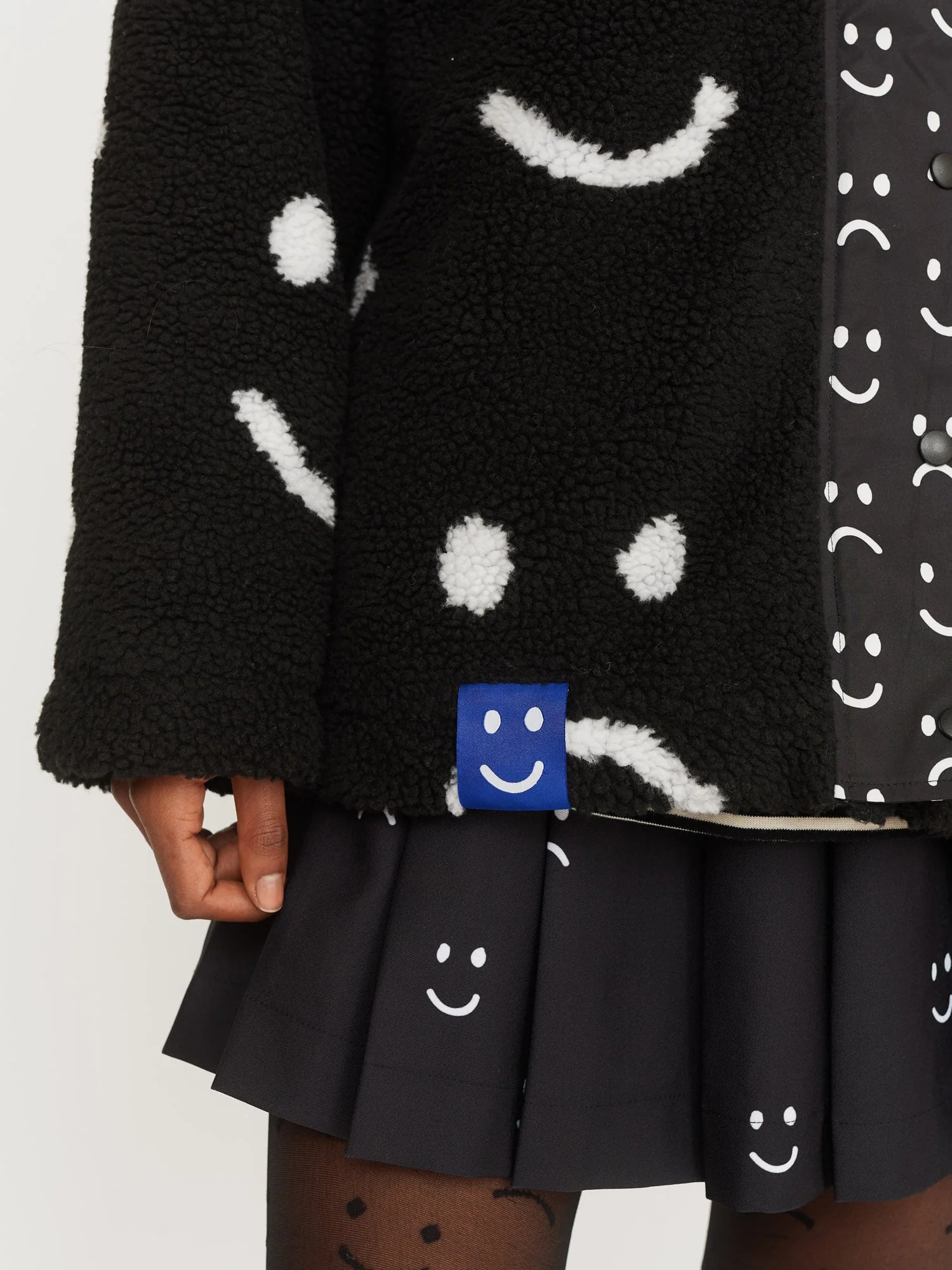 Happy Sad Zip Through Fleece - Image 7