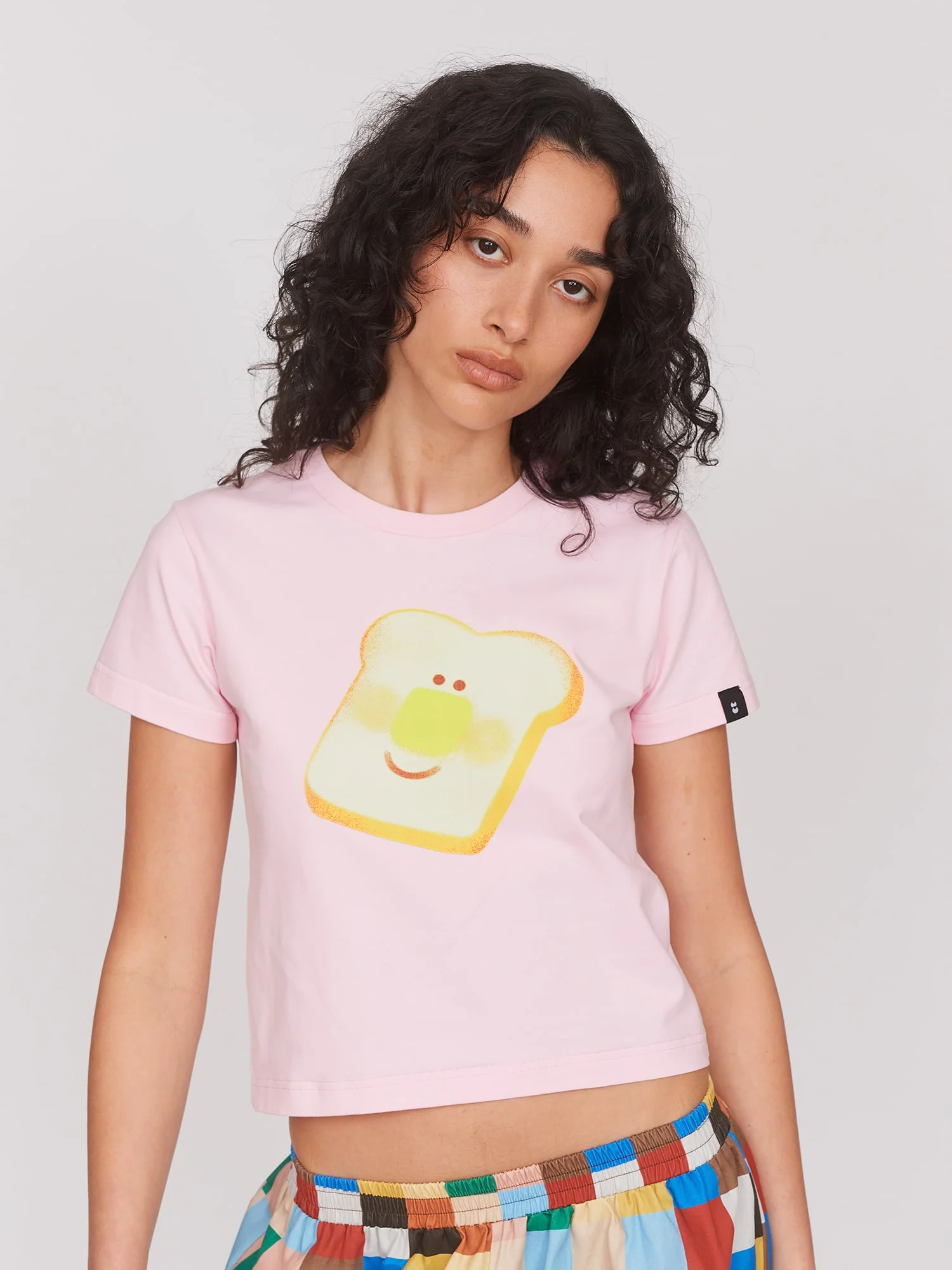 Happy Toast Guy Fitted Tee