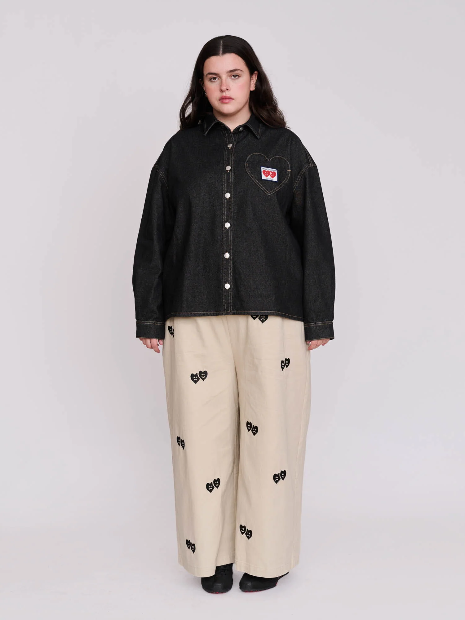 Heart Pocket Denim Shirt - Image 7