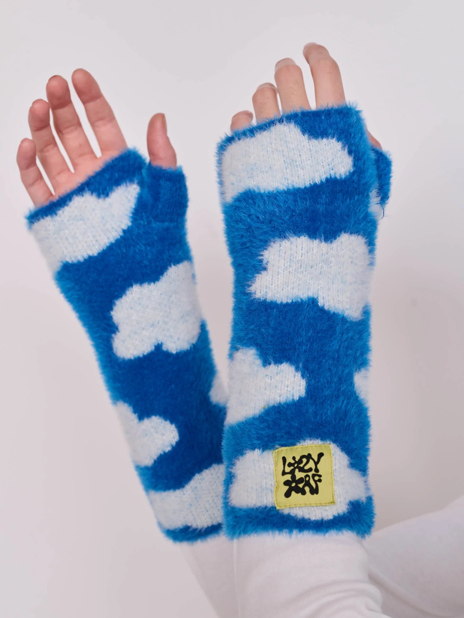 In The Clouds Wrist Warmers