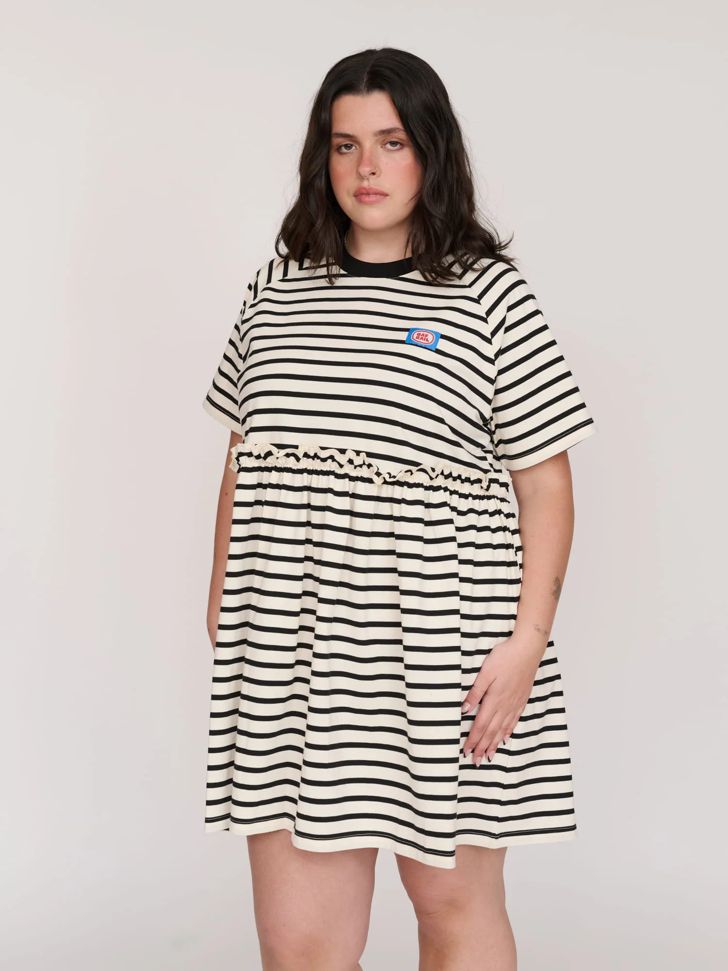 Jersey Stripe Sally Dress - Image 2