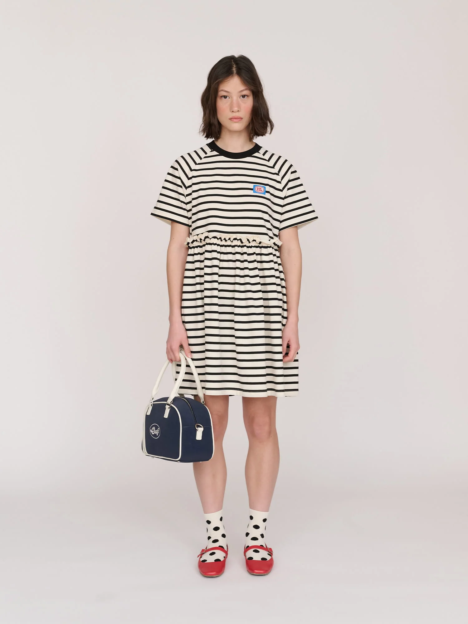 Jersey Stripe Sally Dress - Image 5