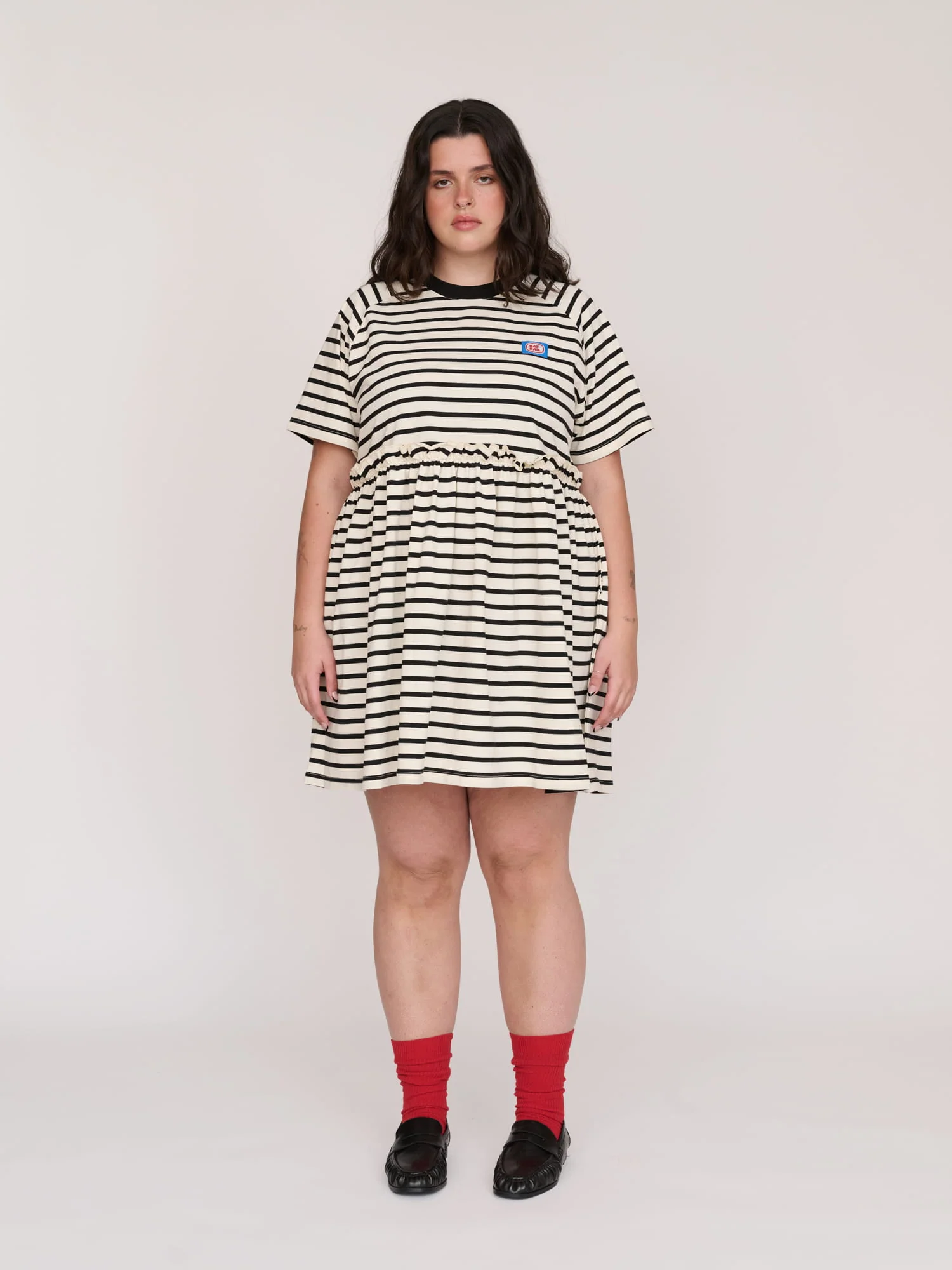 Jersey Stripe Sally Dress - Image 6
