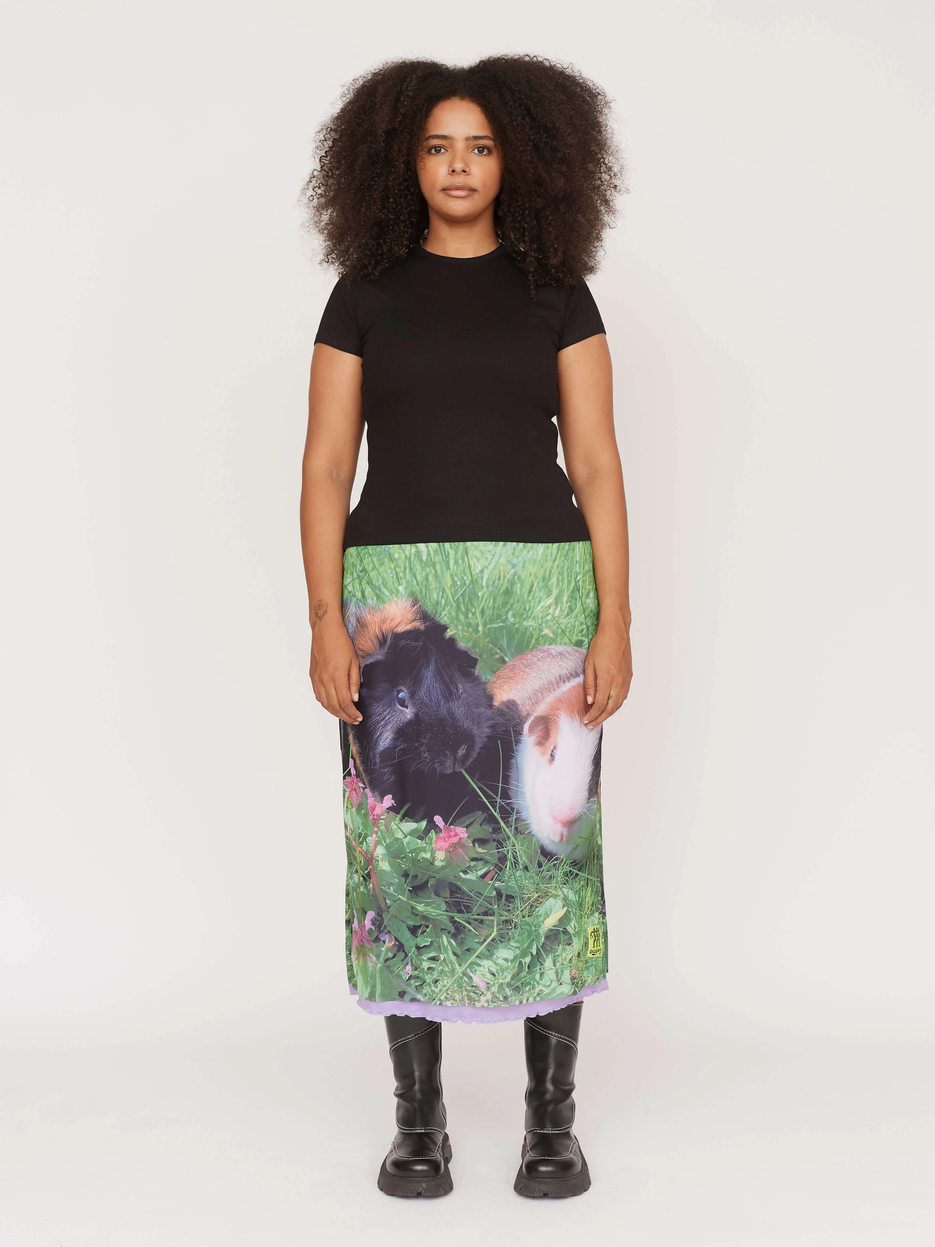 Julian and Ricky Mesh Midi Skirt - Image 3