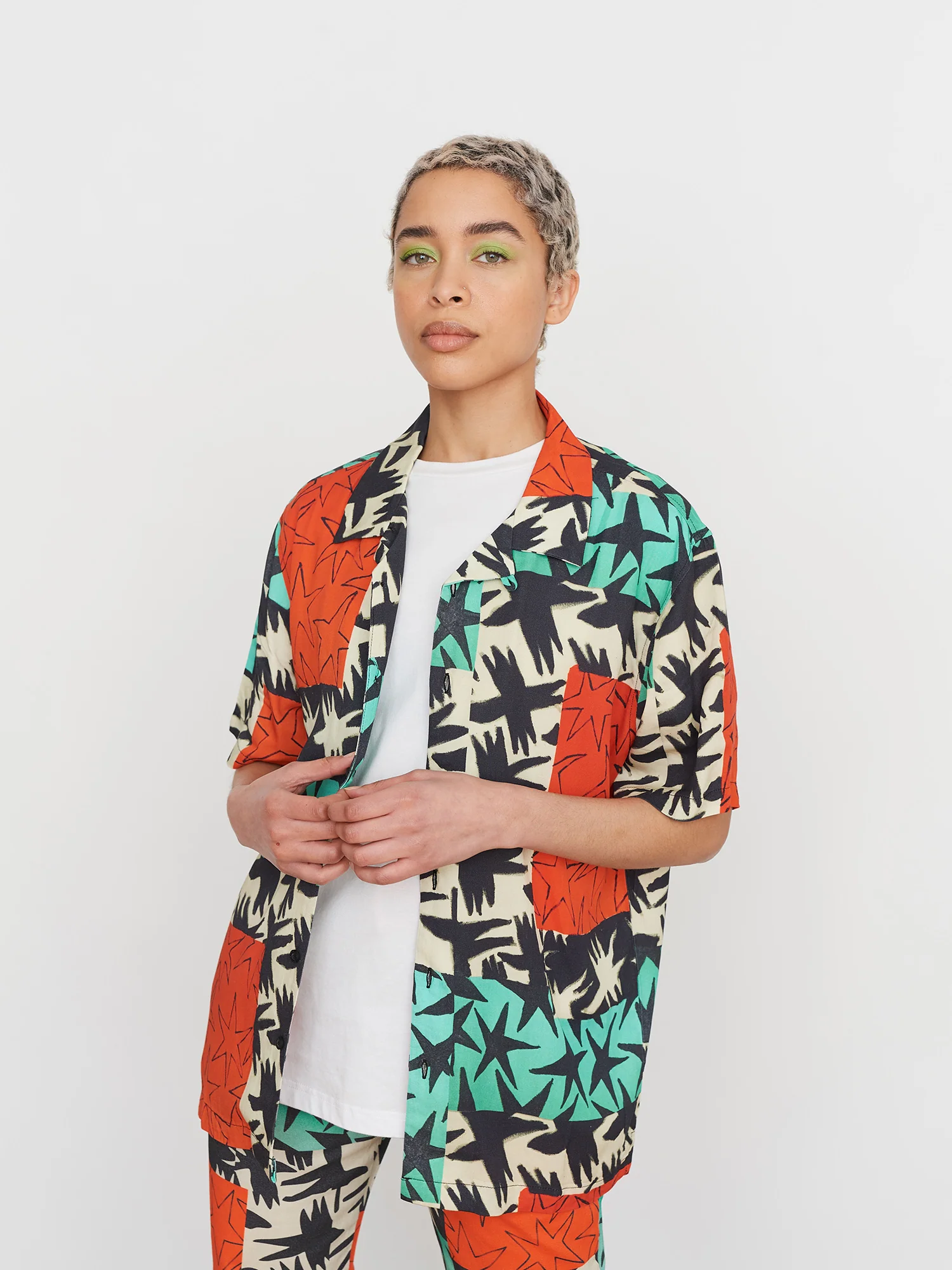 Lazy Oaf x Laurie Vincent & Daisy Parris Bowling Shirt - Image 5