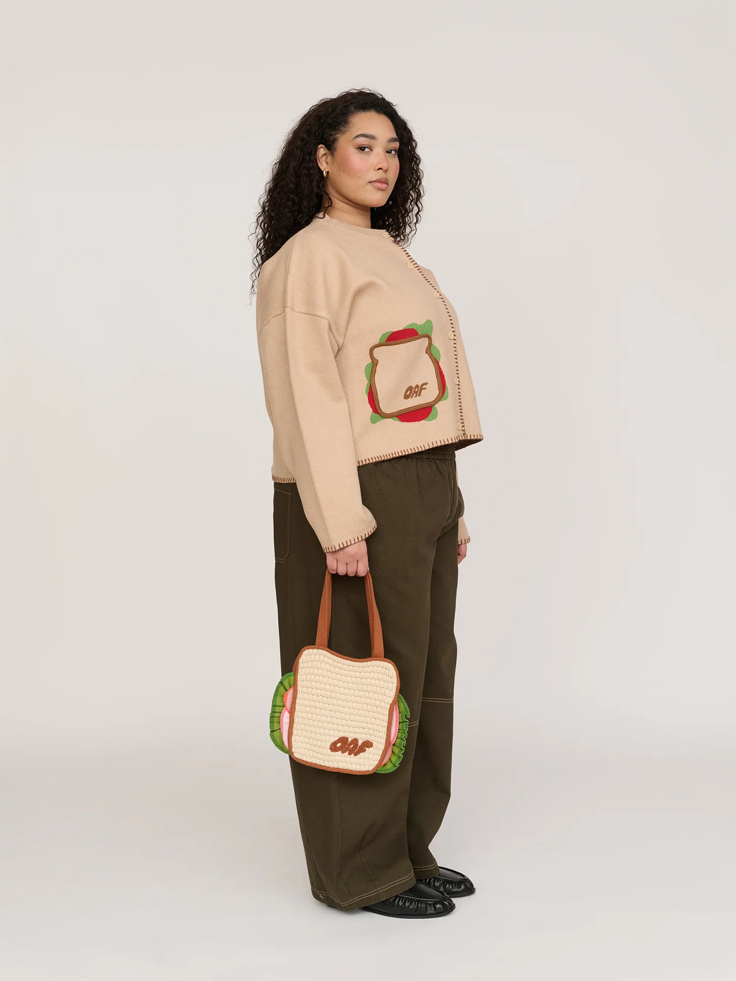 Lazy Loaf Crochet Style Bag - Image 4