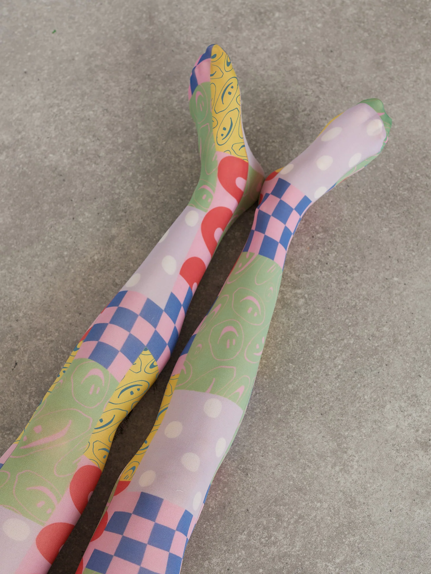 Lazy Oaf All the Prints Tights - Image 2