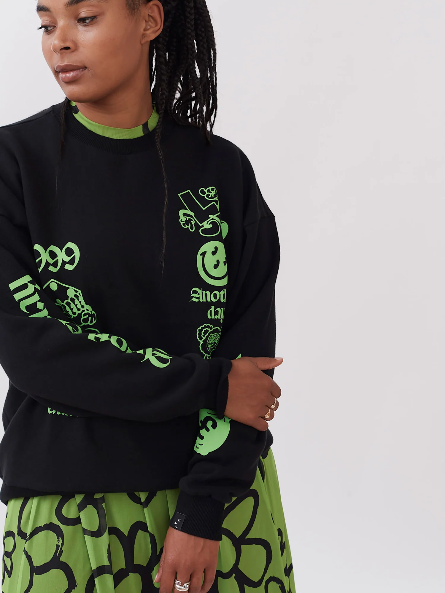 Lazy Oaf Another Day Sweatshirt - Image 7