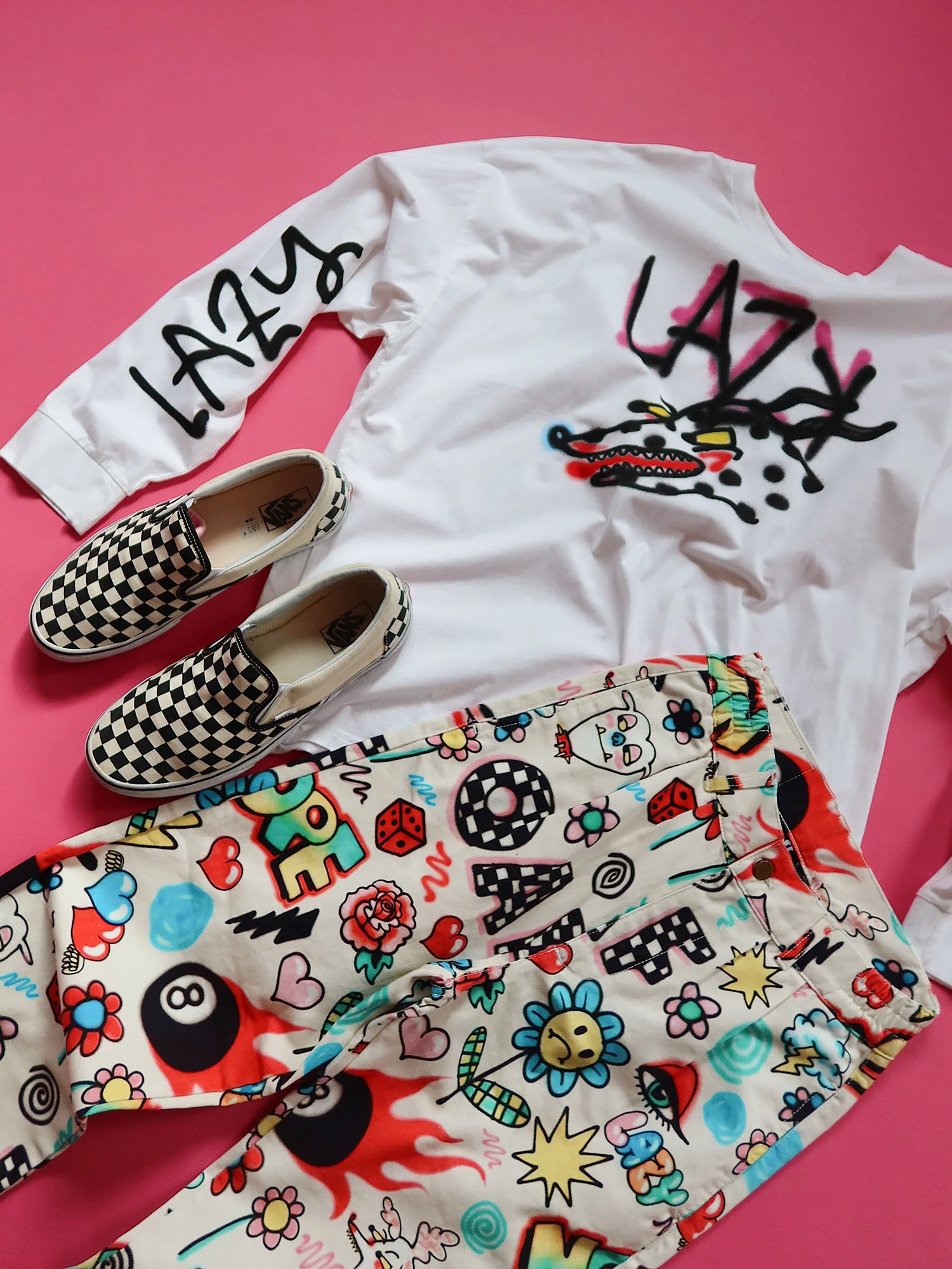 Lazy Oaf Bad Dalmation Long Sleeve T-shirt - Image 4