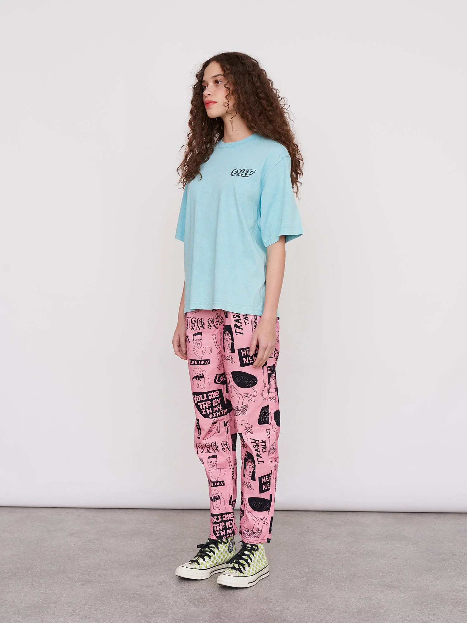 Lazy Oaf Band Poster Pants