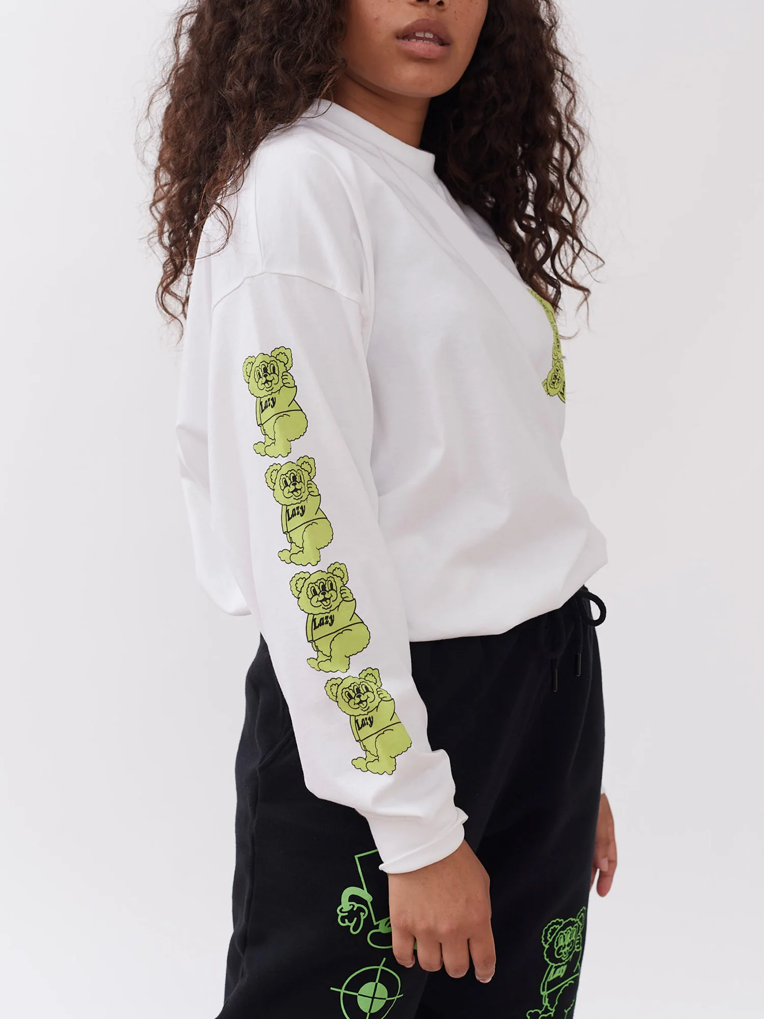 Lazy Oaf Bear With Me Long Sleeve T-Shirt - Image 4