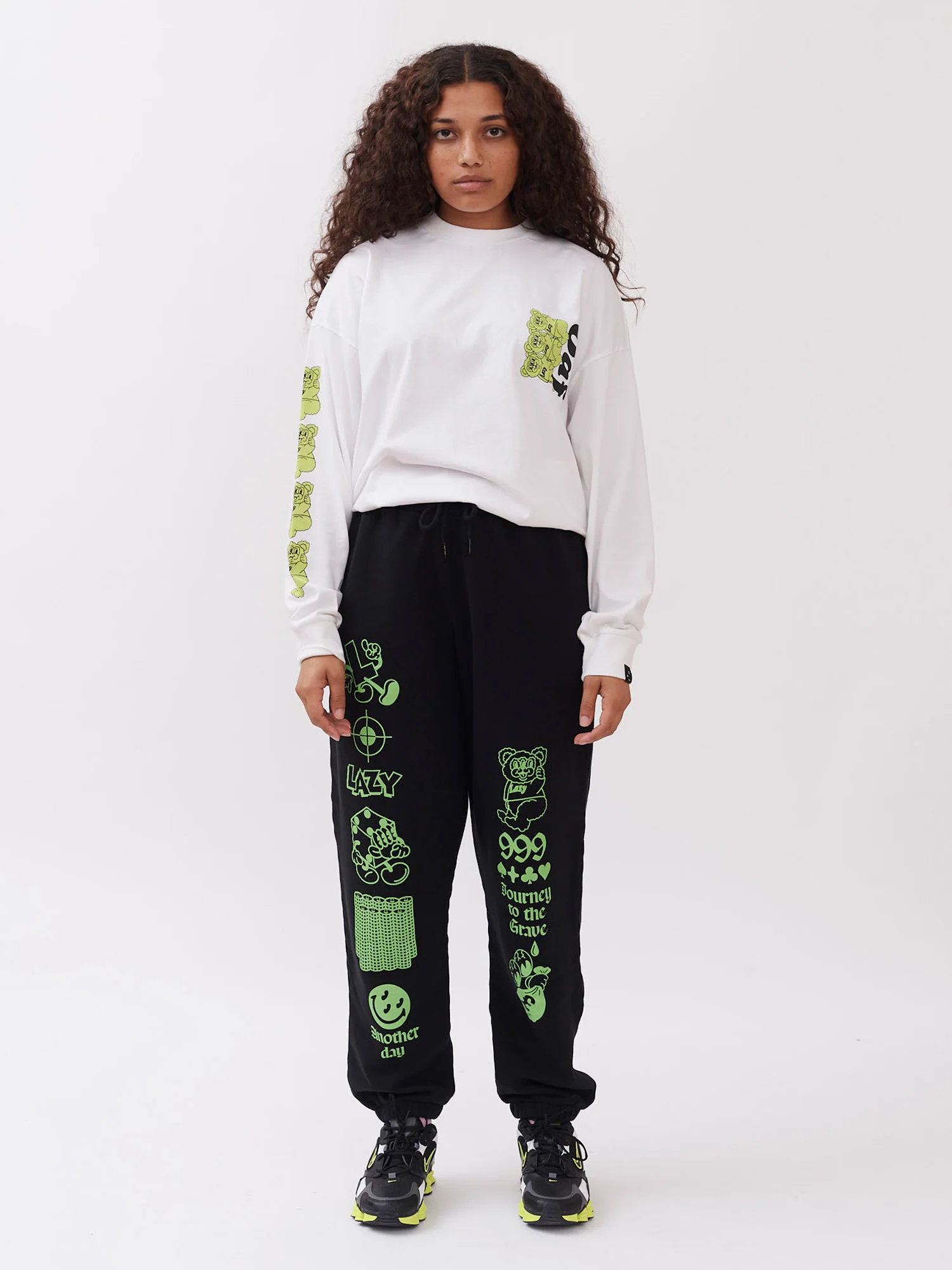 Lazy Oaf Bear With Me Long Sleeve T-Shirt - Image 6