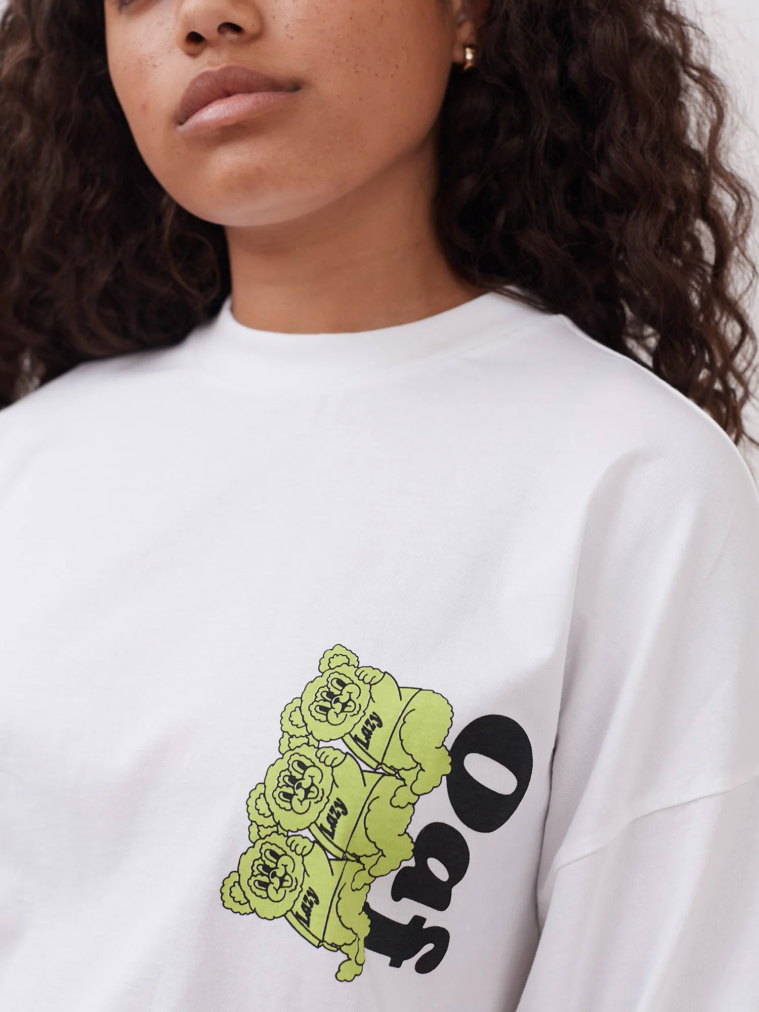Lazy Oaf Bear With Me Long Sleeve T-Shirt - Image 7