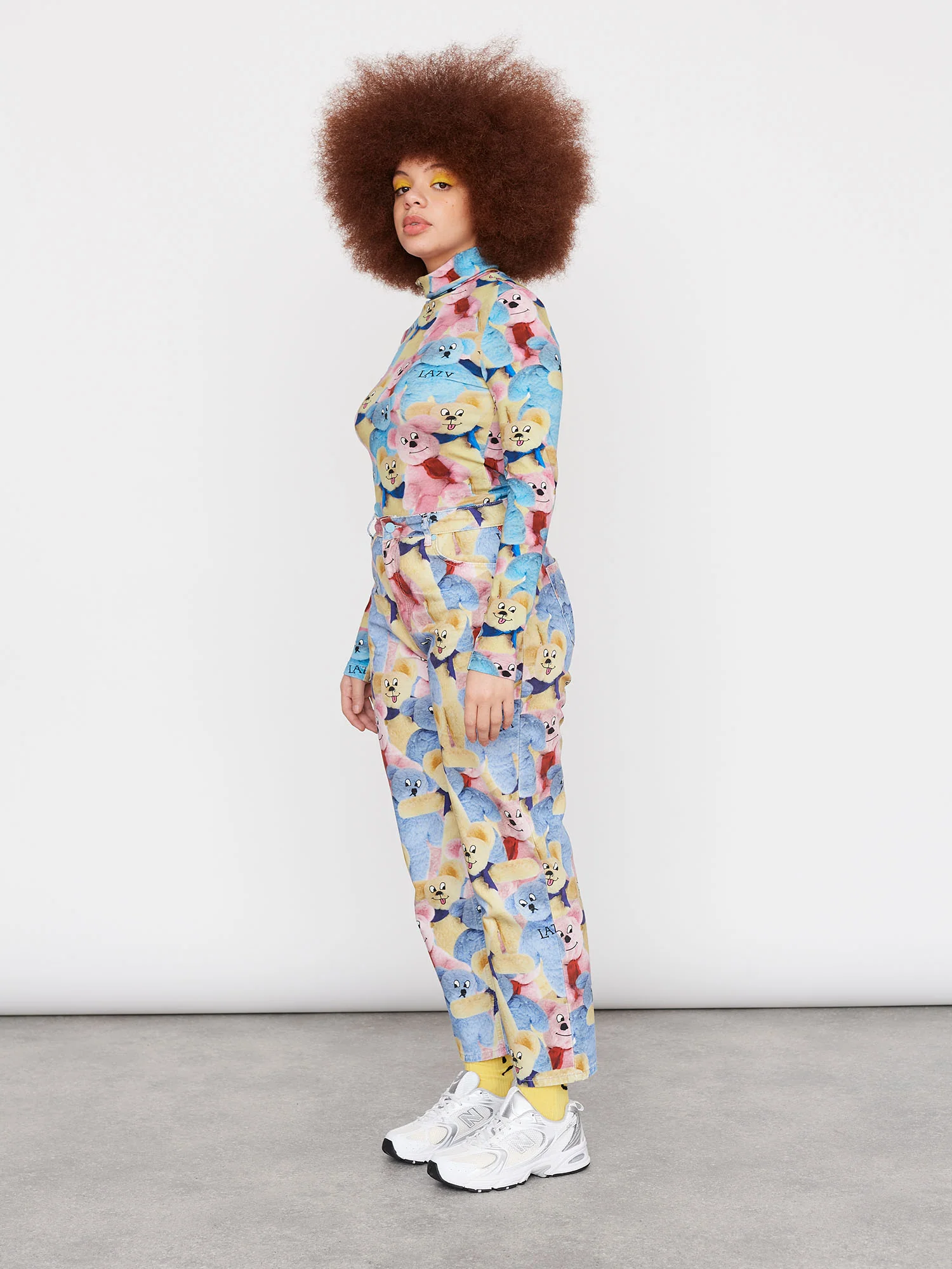 Lazy Oaf Beary Nice Mom Jeans - Image 4