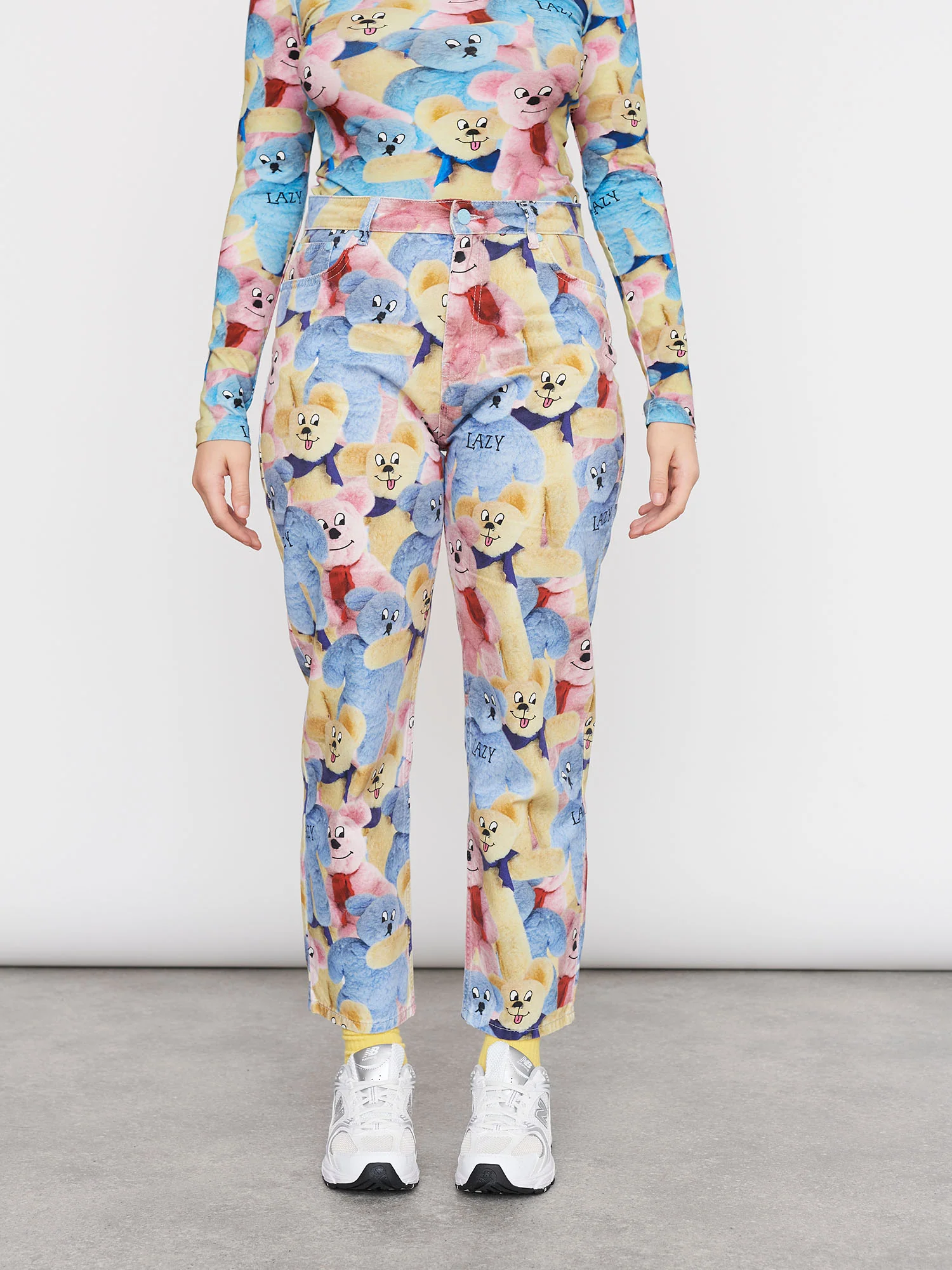Lazy Oaf Beary Nice Mom Jeans - Image 5