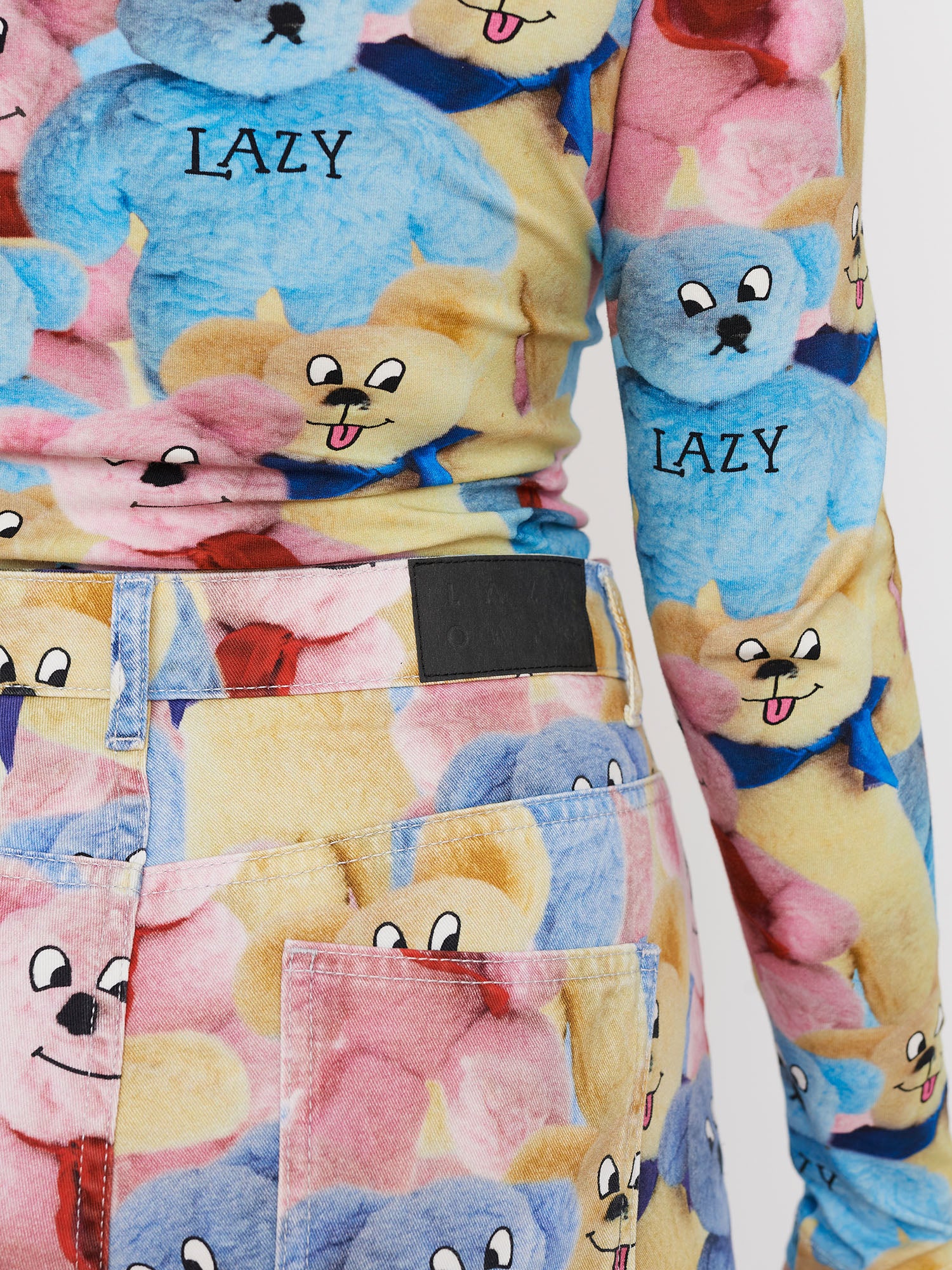 Lazy Oaf Beary Nice Mom Jeans - Image 7