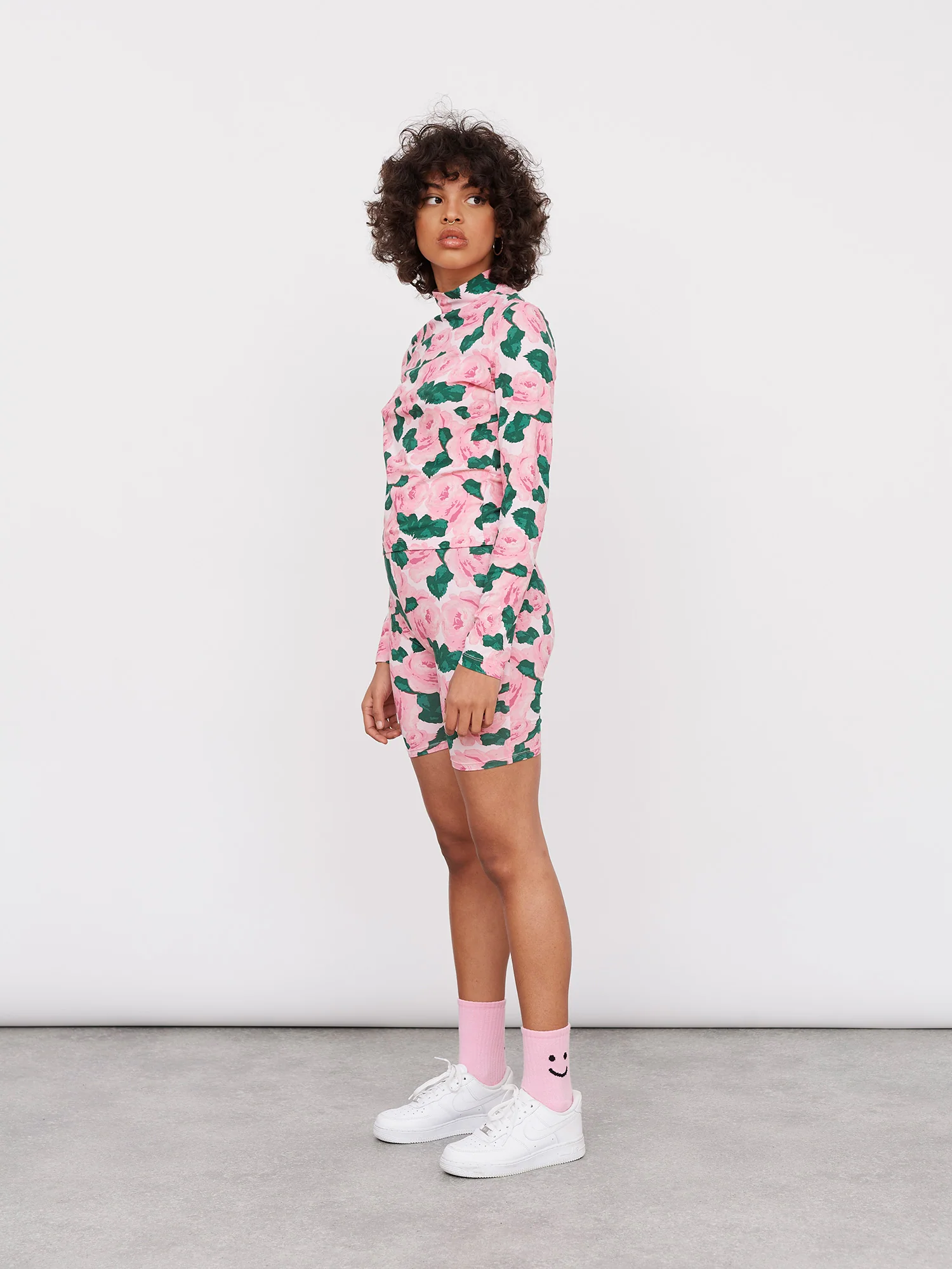 Lazy Oaf Bunch of Roses Cycle Shorts - Image 4