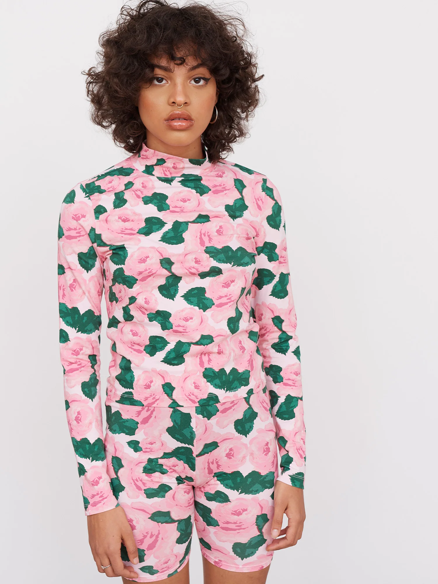 Lazy Oaf Bunch of Roses Cycle Shorts - Image 6
