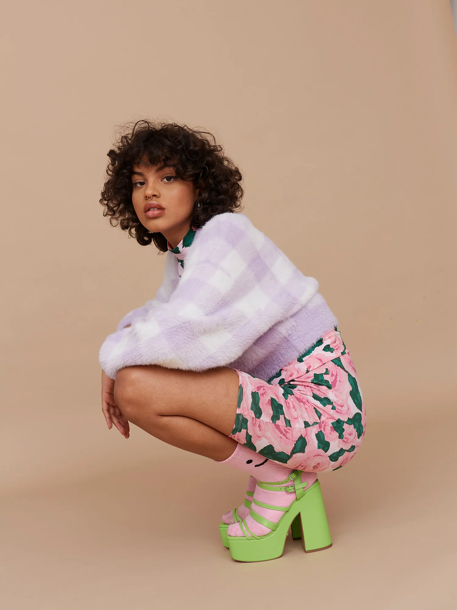 Lazy Oaf Bunch of Roses Cycle Shorts - Image 7