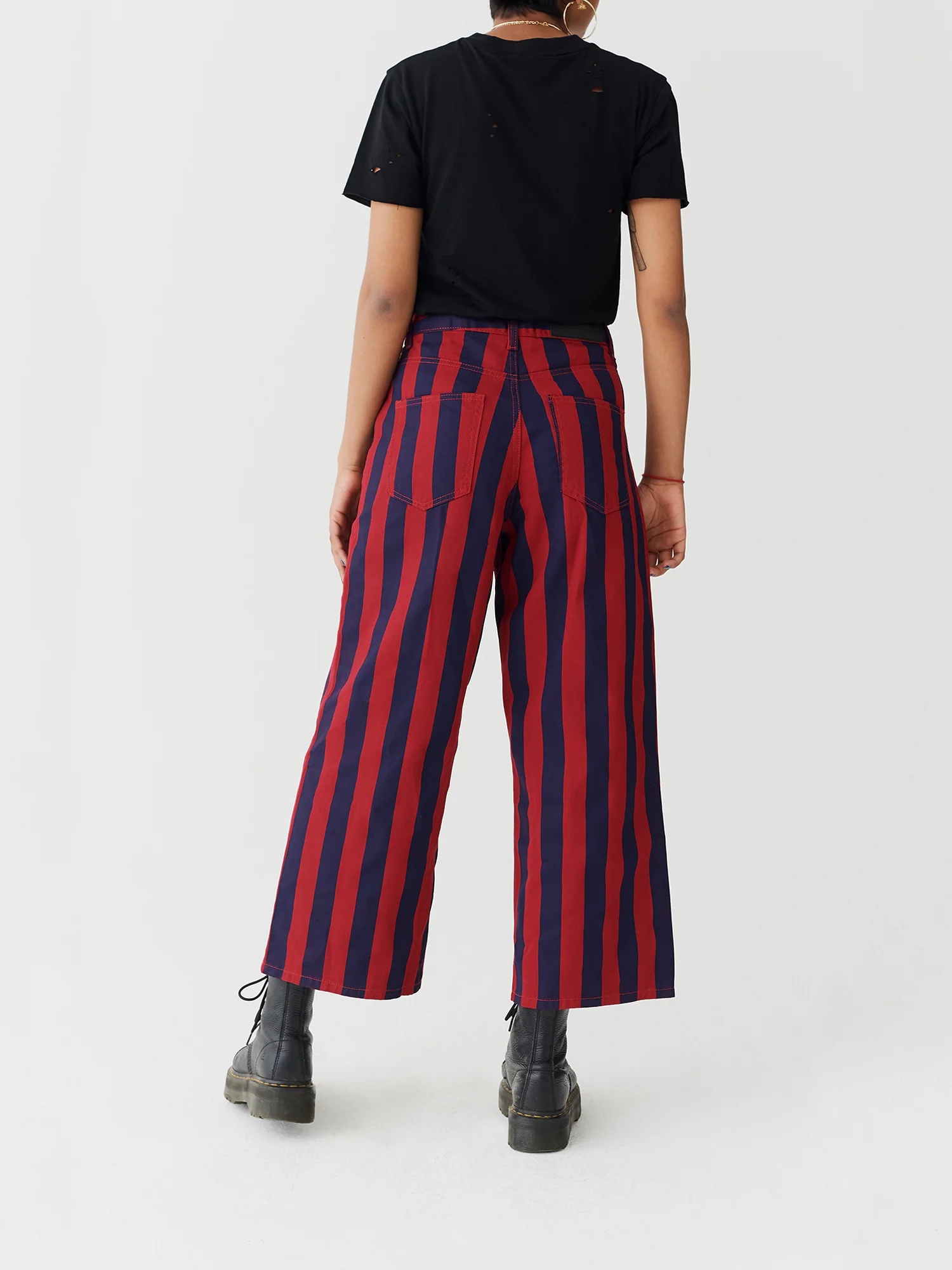 Lazy Oaf Button Up Wide Leg Pants - Image 5