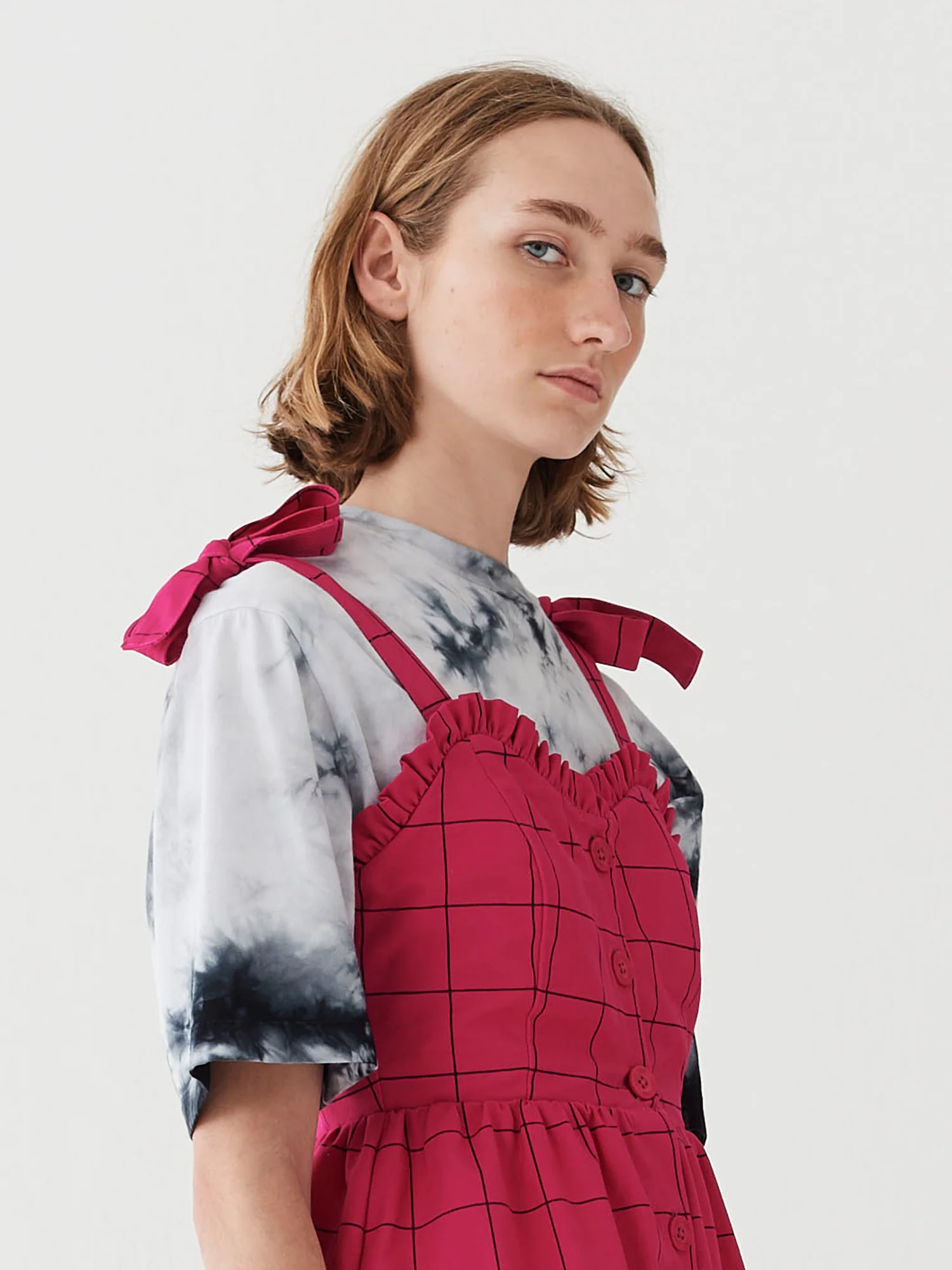 Lazy Oaf Caged In Button Dress - Image 3