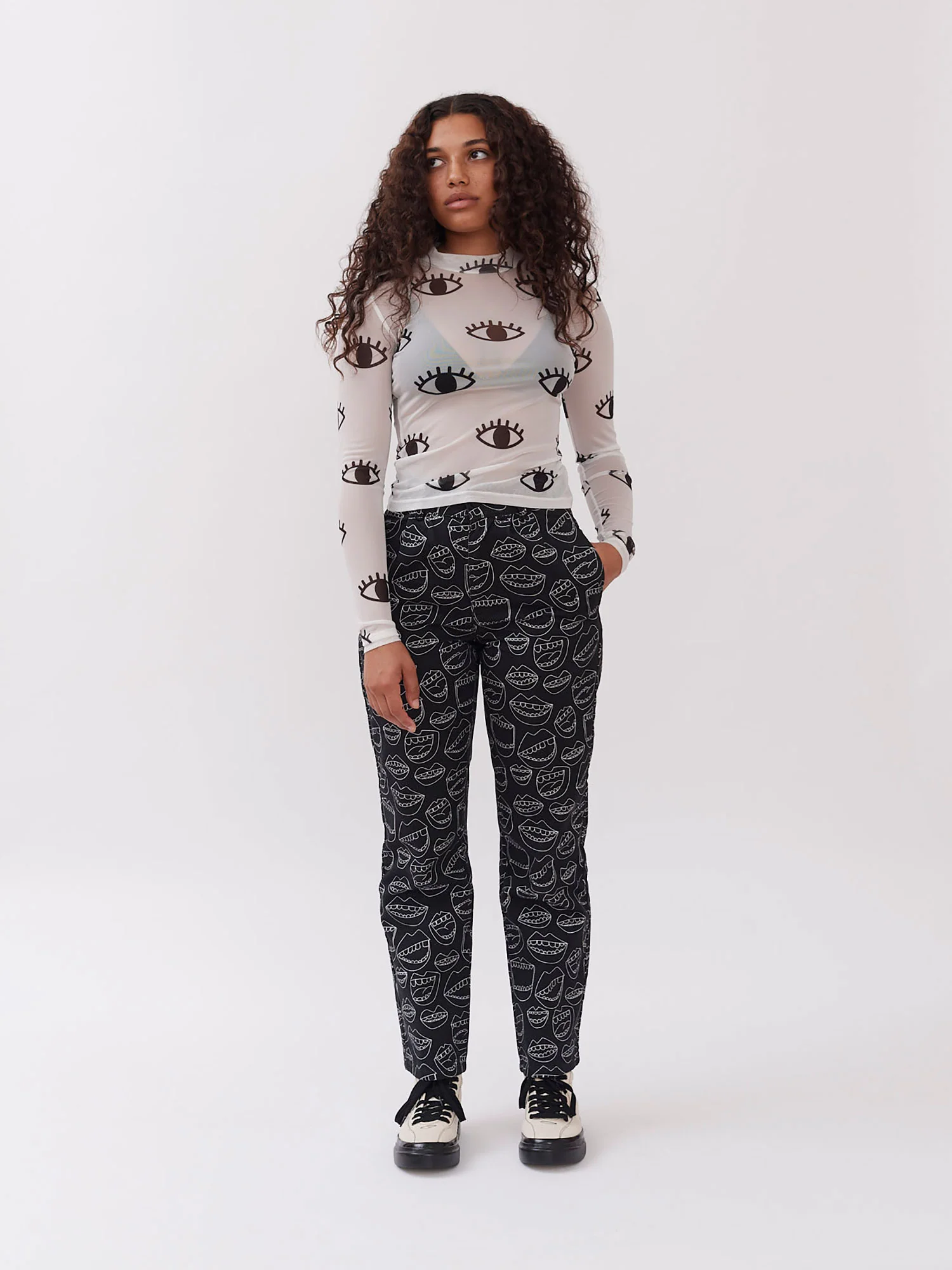 Lazy Oaf Chatterbox Unisex Pants - Image 5