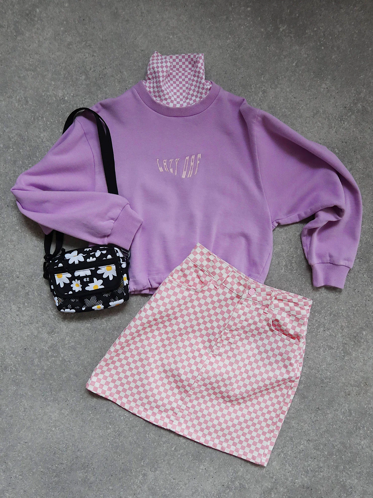 Lazy Oaf Checkers Mini Skirt - Image 7