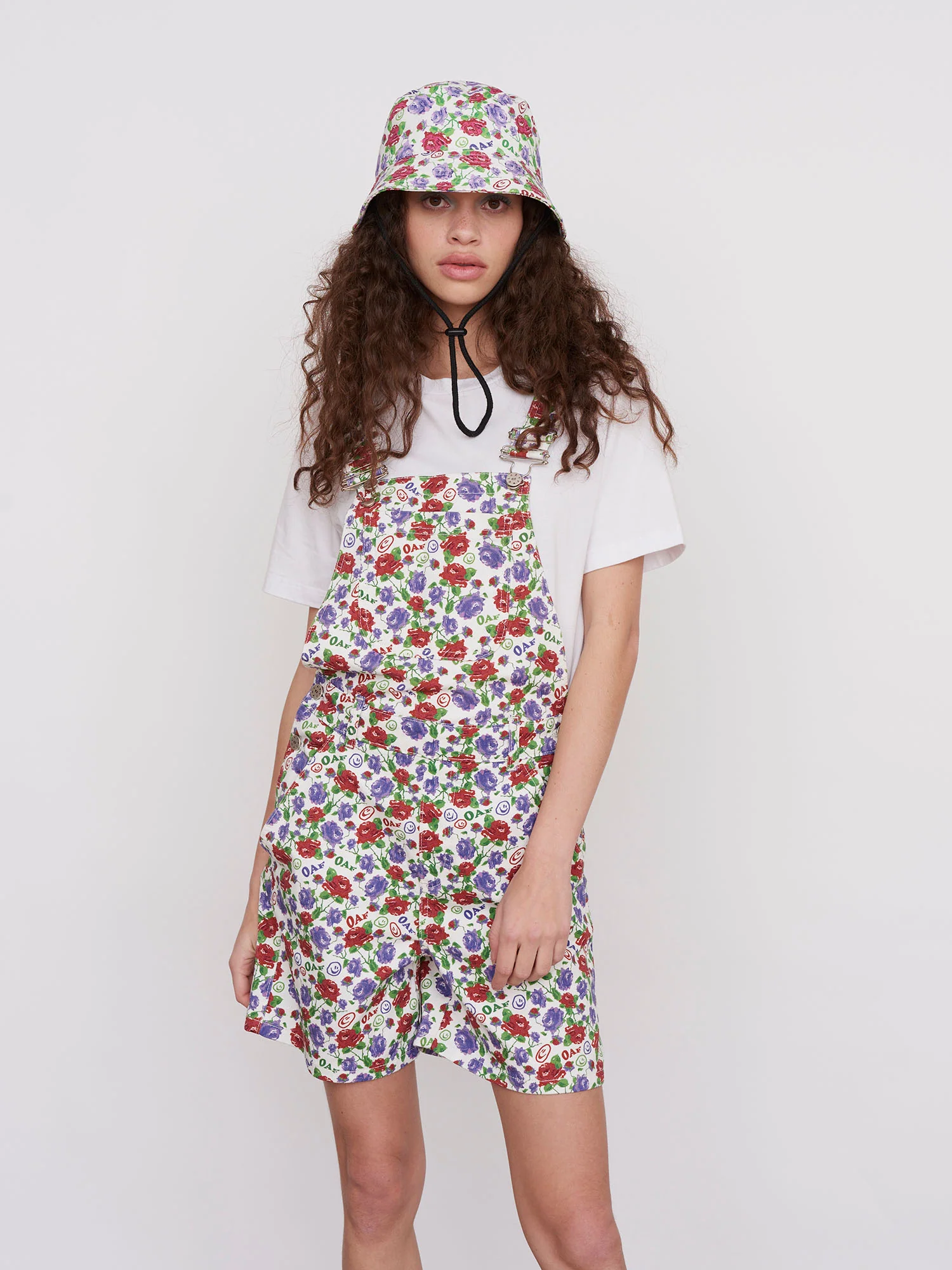 Lazy Oaf Childs Play Floral Dungarees - Image 5