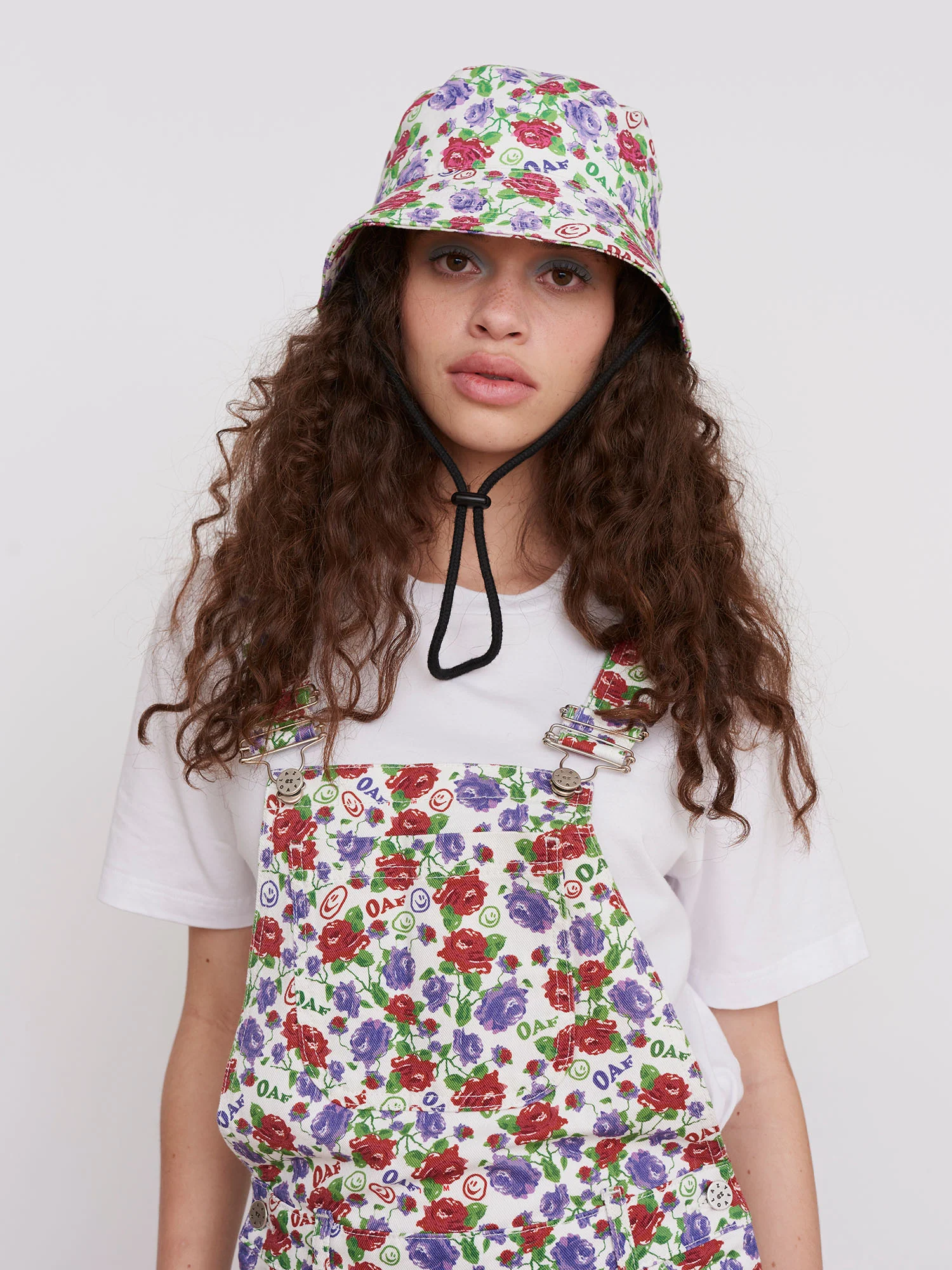 Lazy Oaf Childs Play Floral Dungarees - Image 6