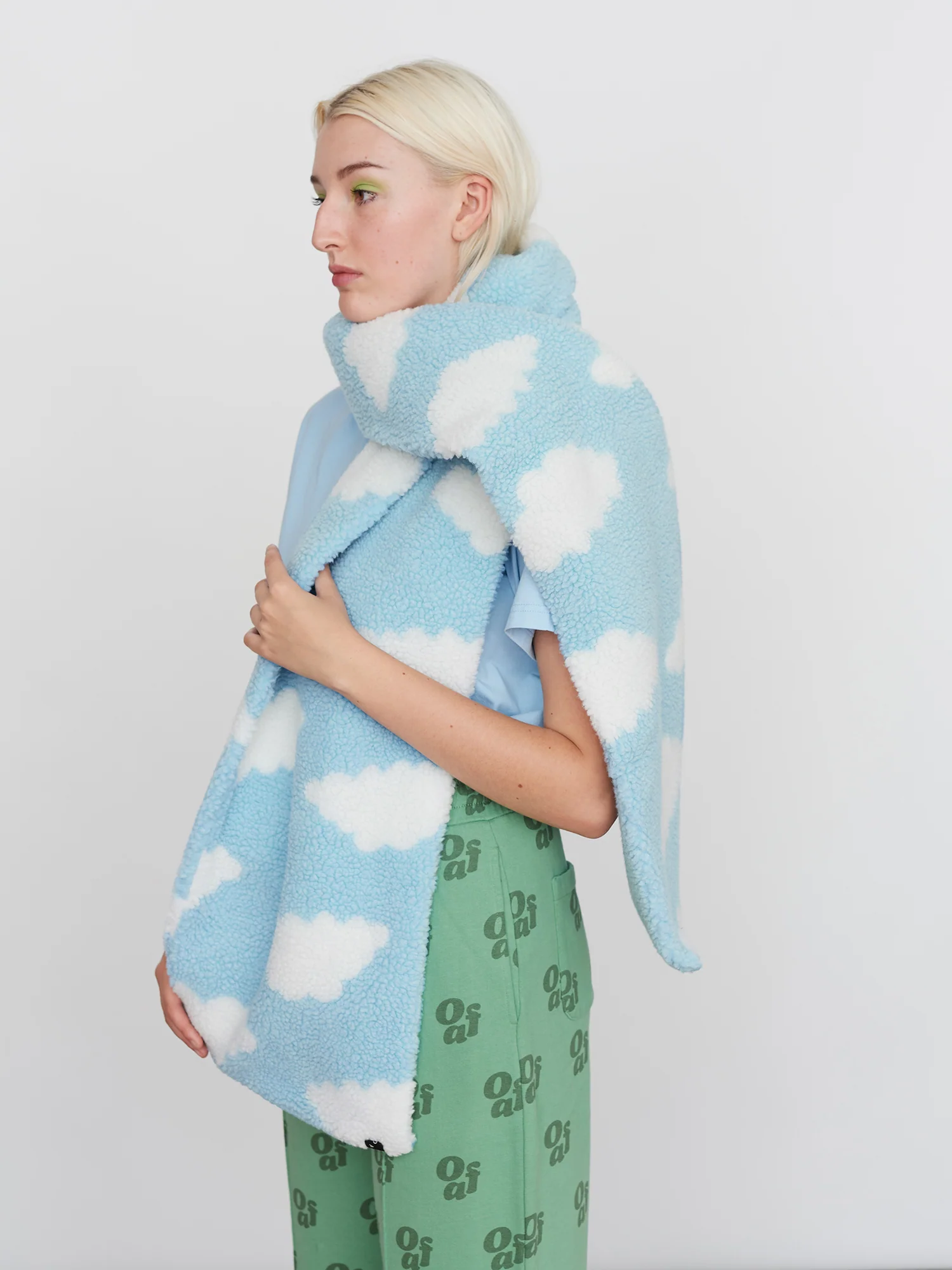 Cloudy Day Fleece Scarf