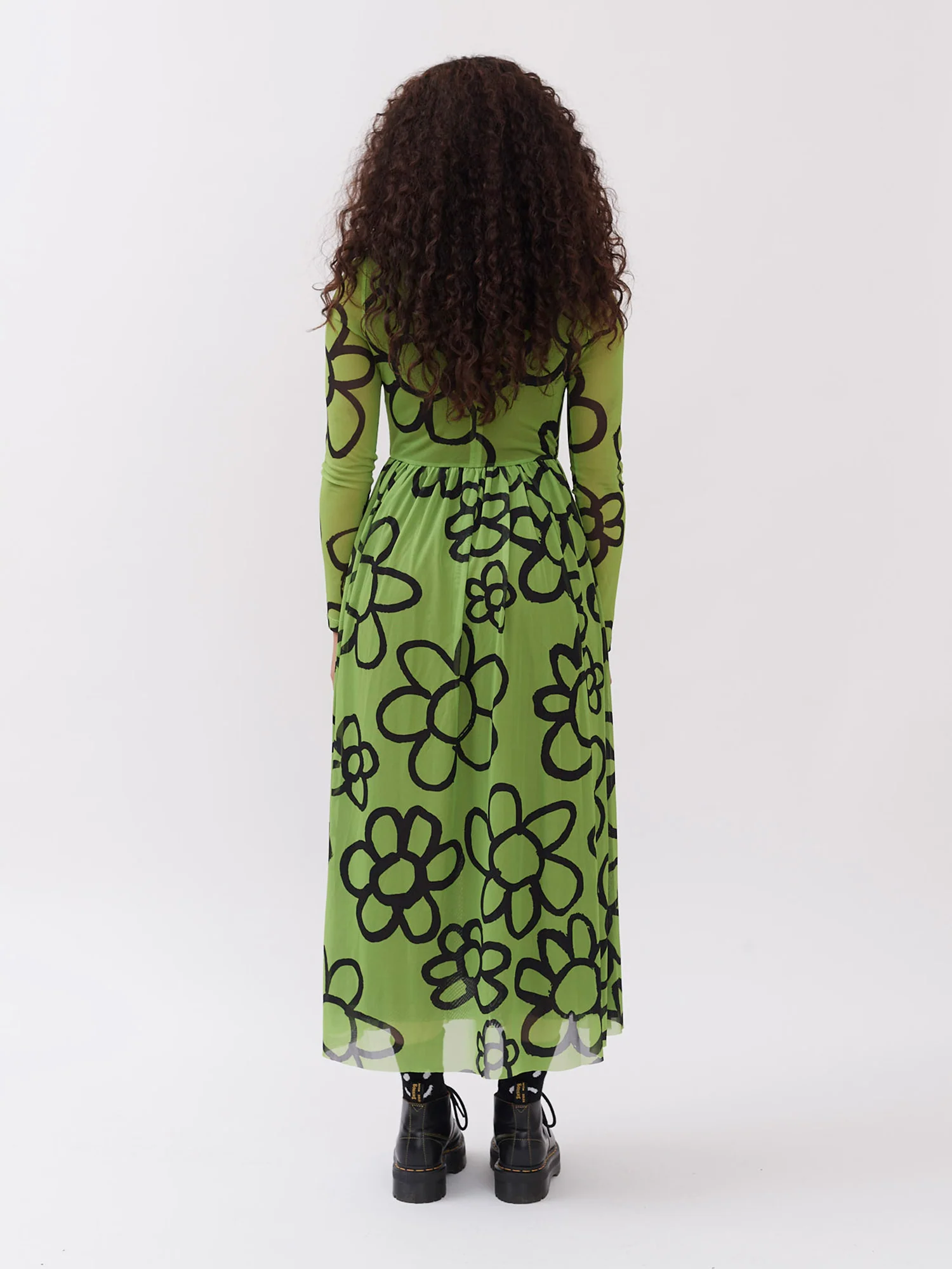 Lazy Oaf Daisy Chain Mesh Dress - Image 6