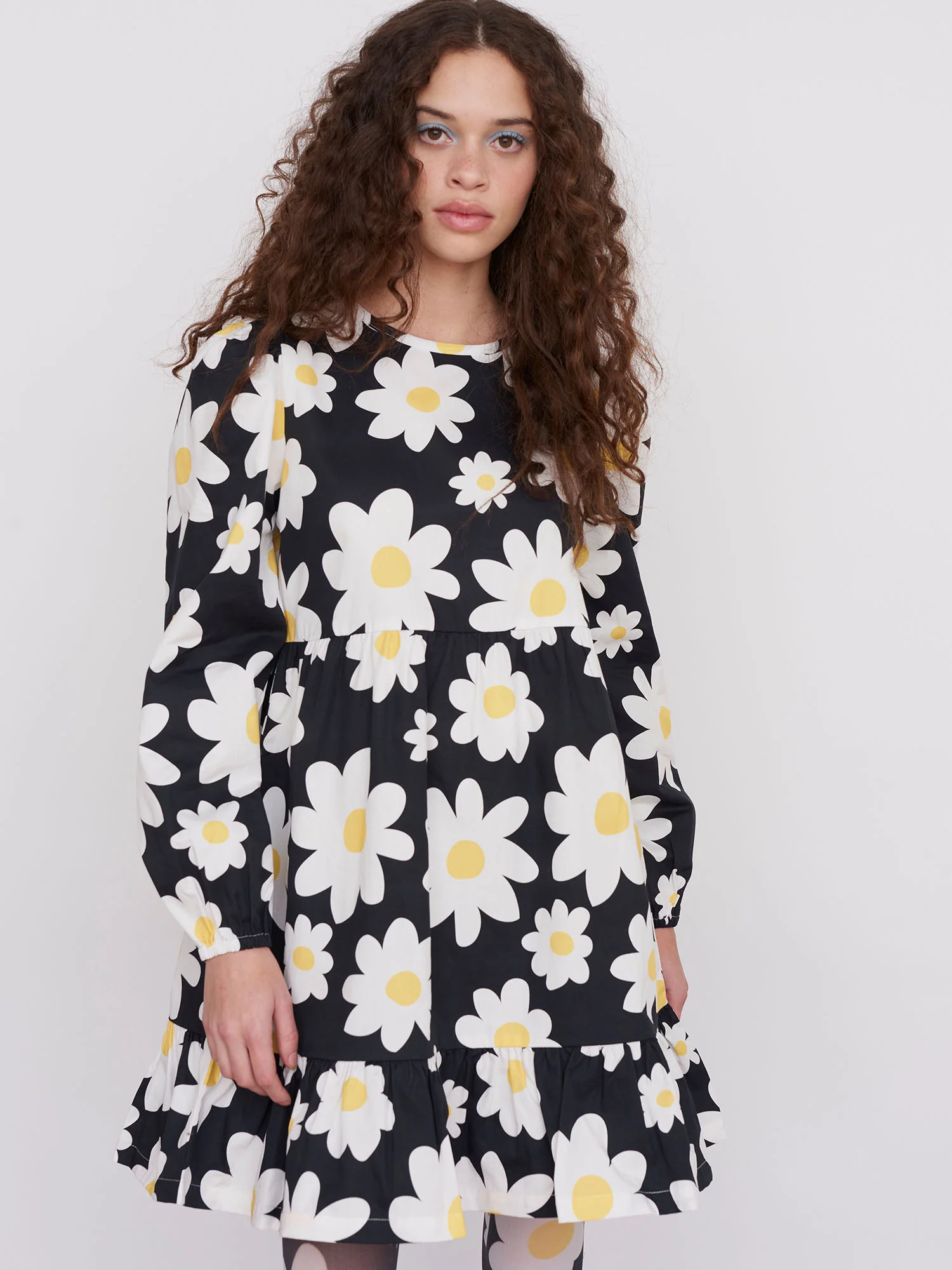 Lazy Oaf Daisy Chain Smock Dress - Image 4