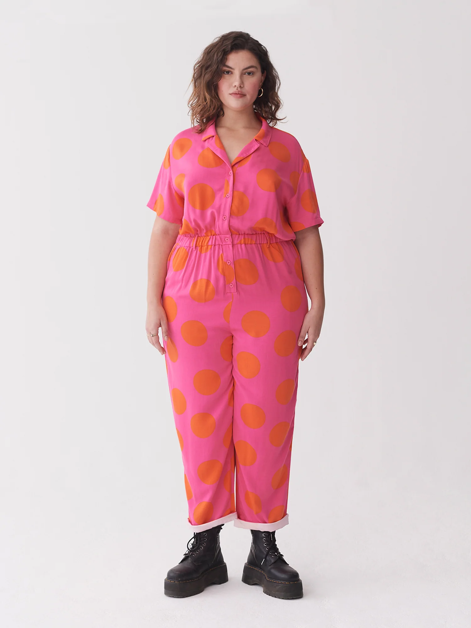 Lazy Oaf Daytrip Polka Jumpsuit - Image 3