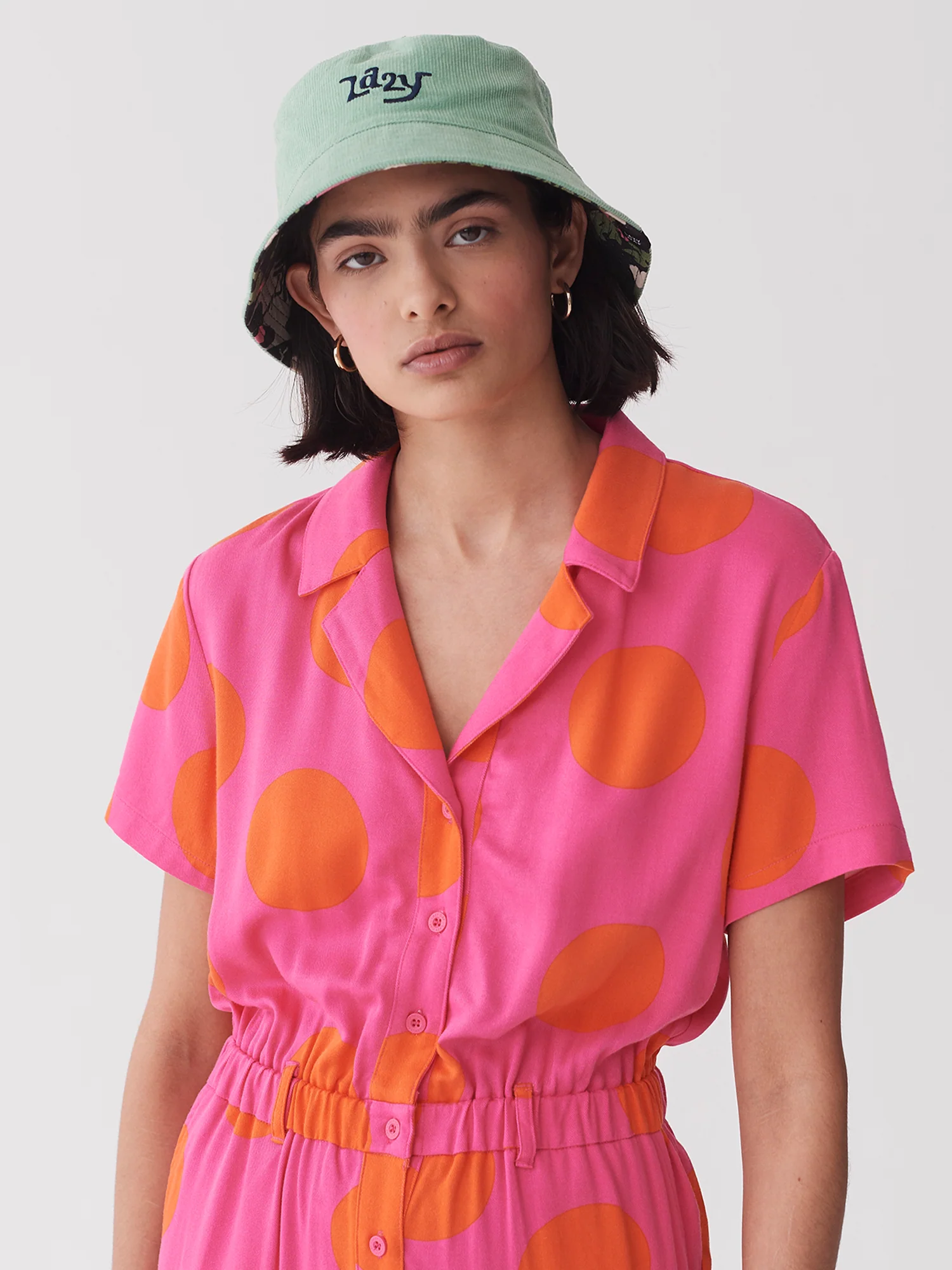 Lazy Oaf Daytrip Polka Jumpsuit - Image 4