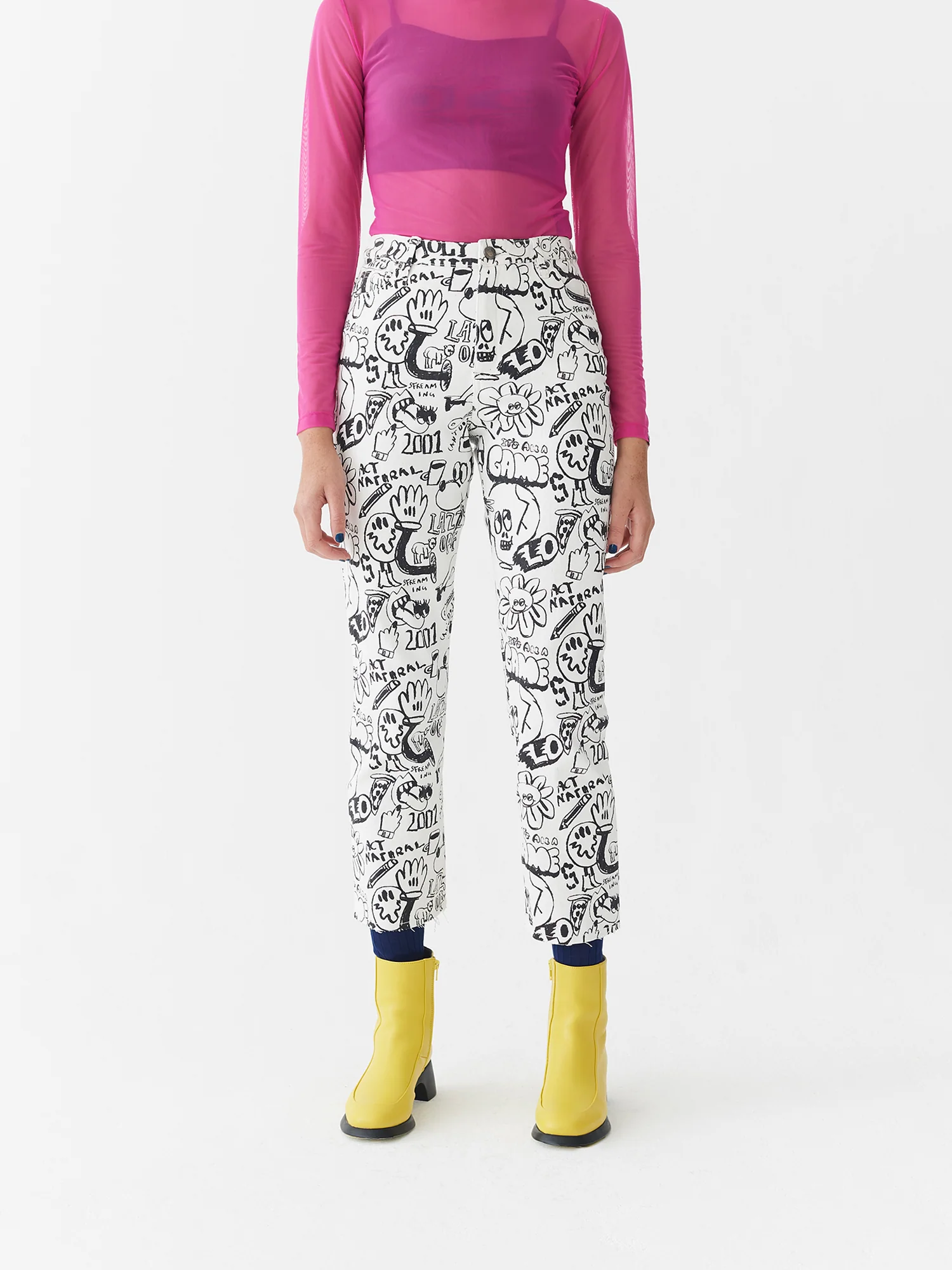 Lazy Oaf Drawn Out Jeans - Image 2
