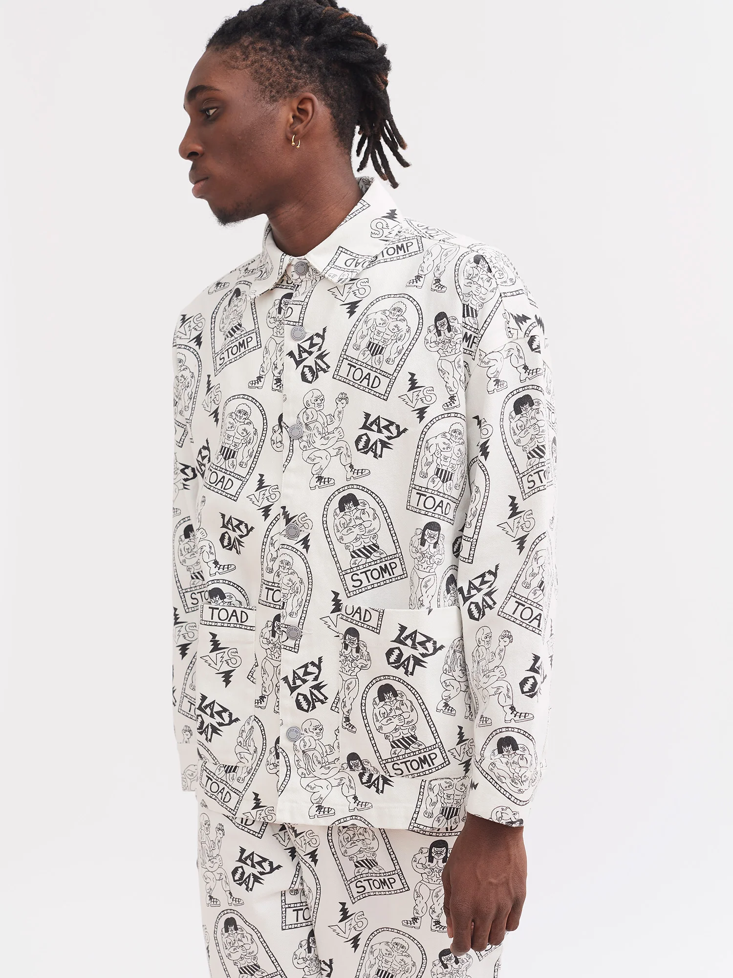 Lazy Oaf Fighting Time Chore Jacket - Image 3
