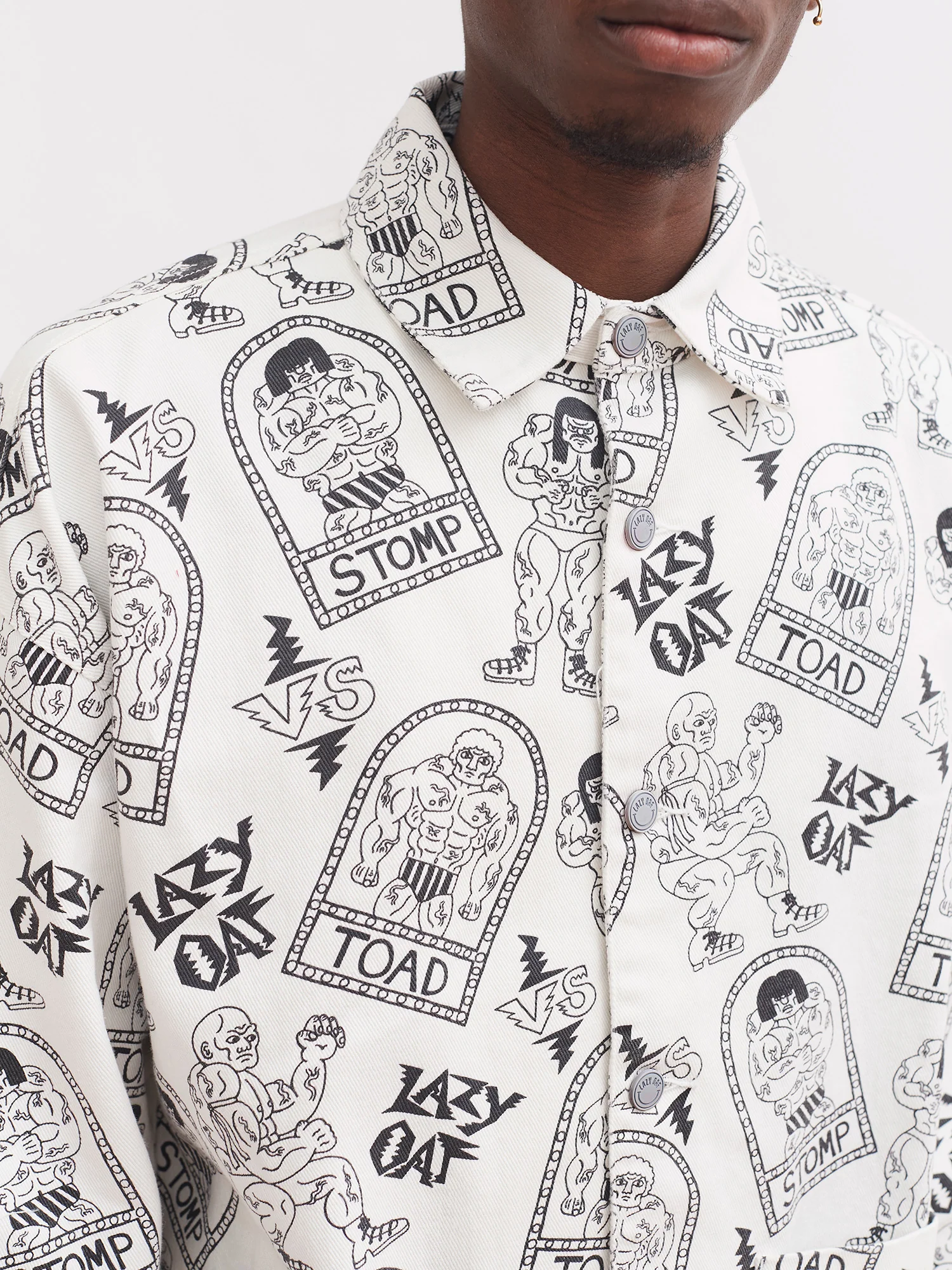 Lazy Oaf Fighting Time Chore Jacket - Image 4