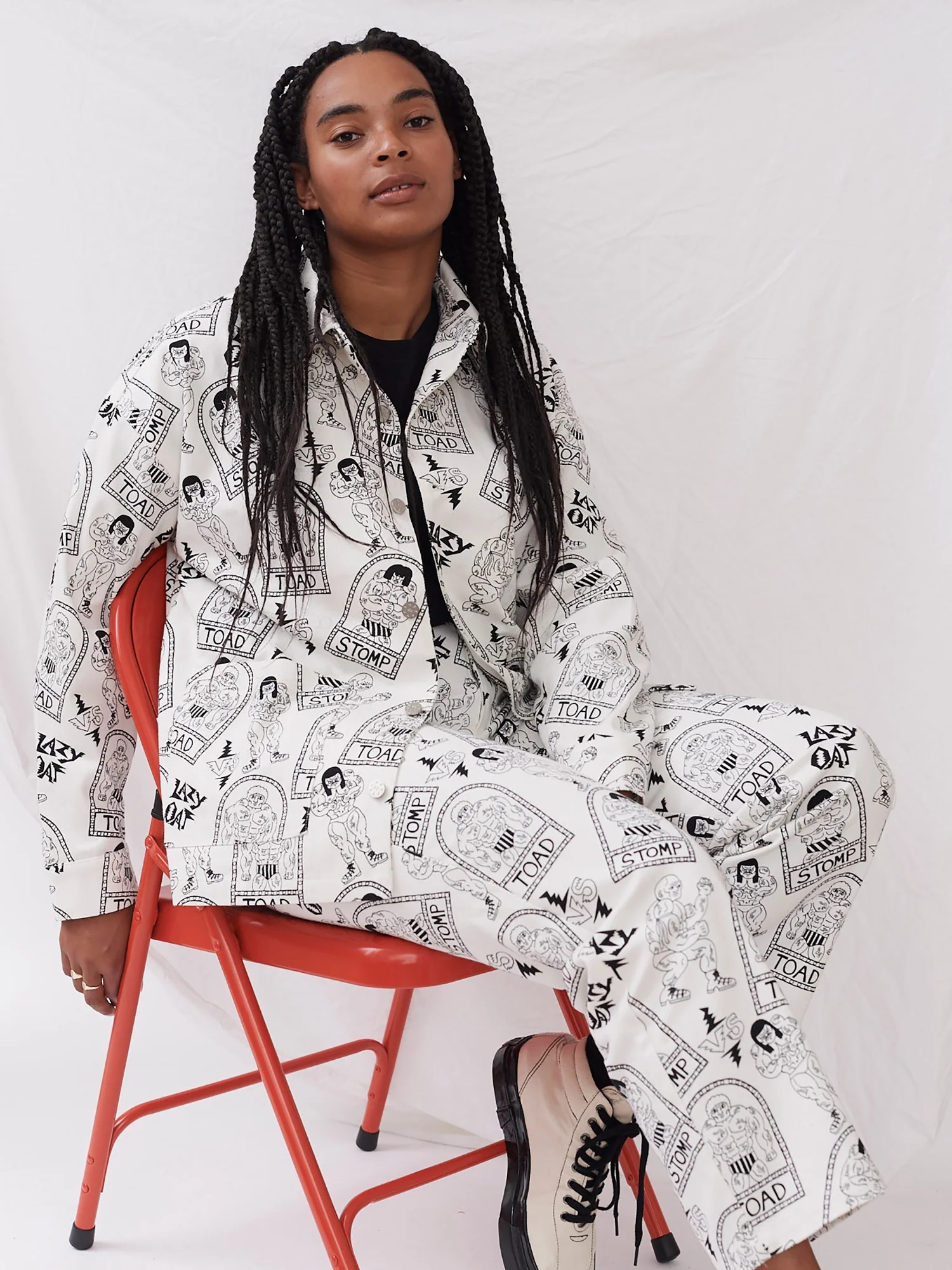 Lazy Oaf Fighting Time Chore Jacket - Image 5