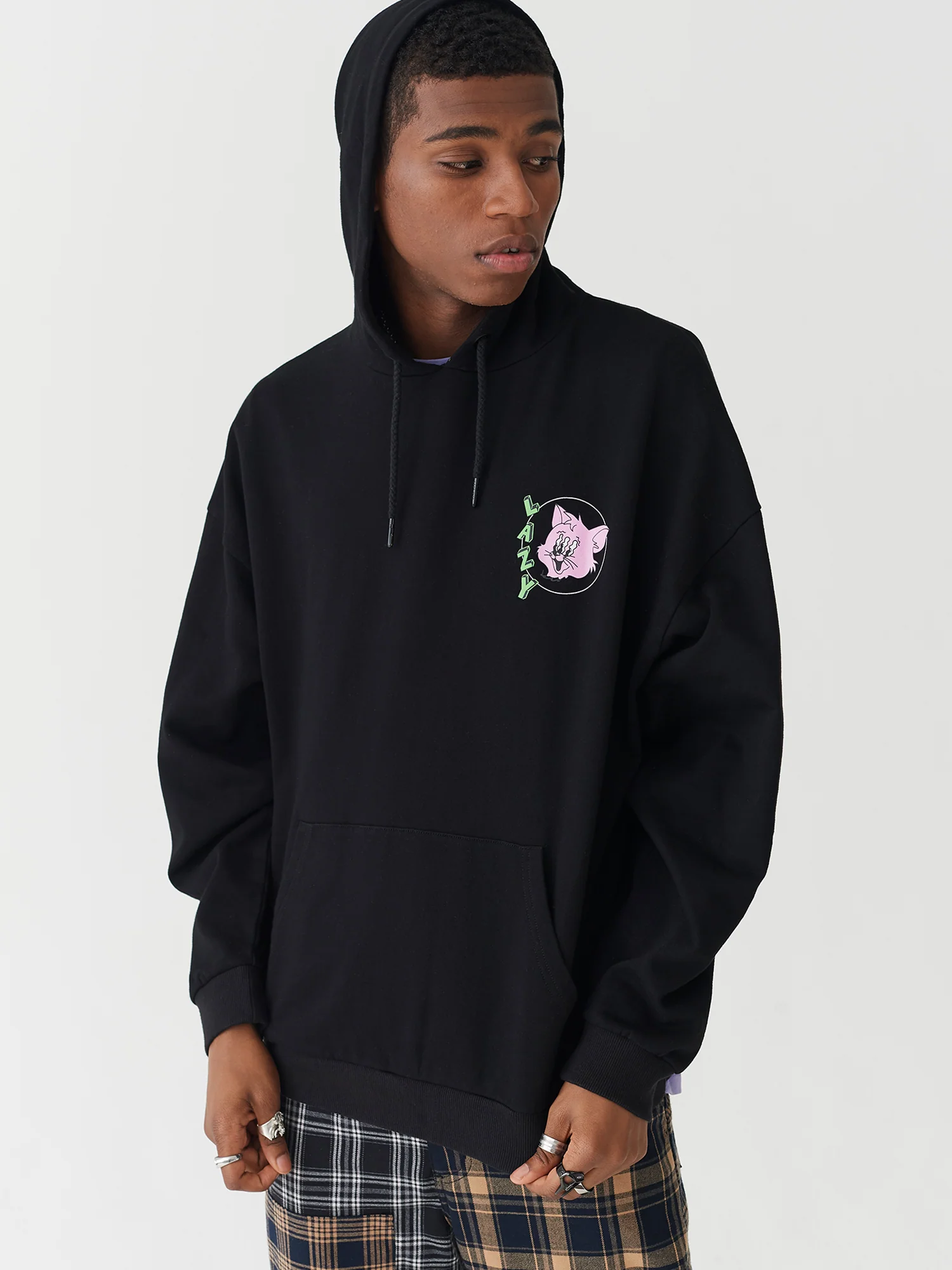 Lazy Oaf Flower Kitty Hoodie - Image 2
