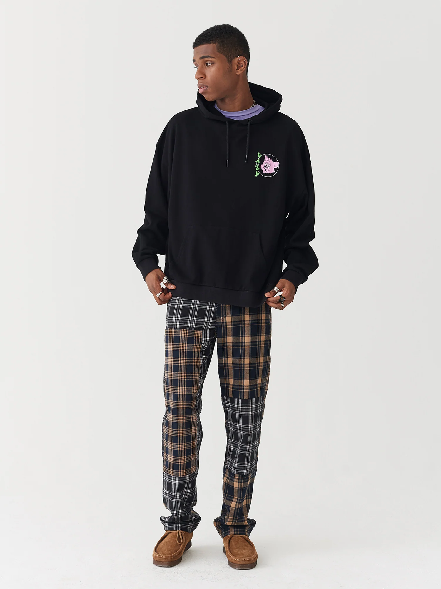 Lazy Oaf Flower Kitty Hoodie - Image 4