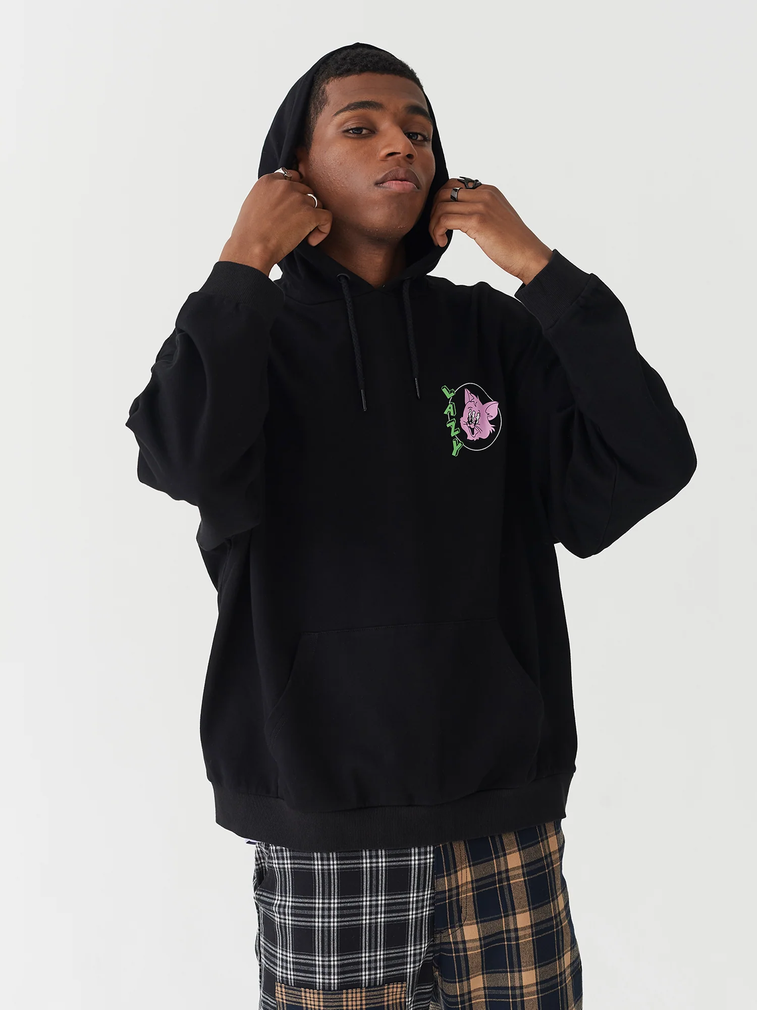 Lazy Oaf Flower Kitty Hoodie - Image 6