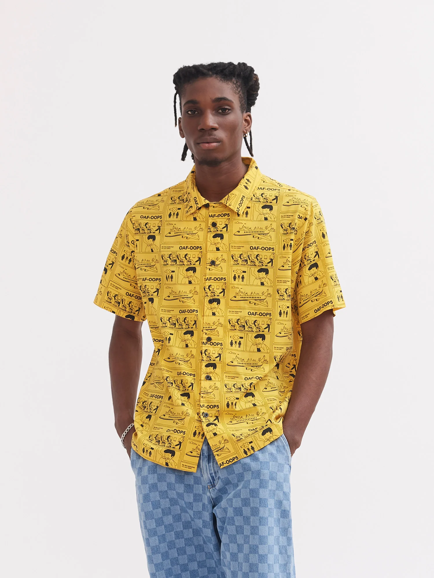 Lazy Oaf For Your Safety Only Bowling Shirt - Image 7
