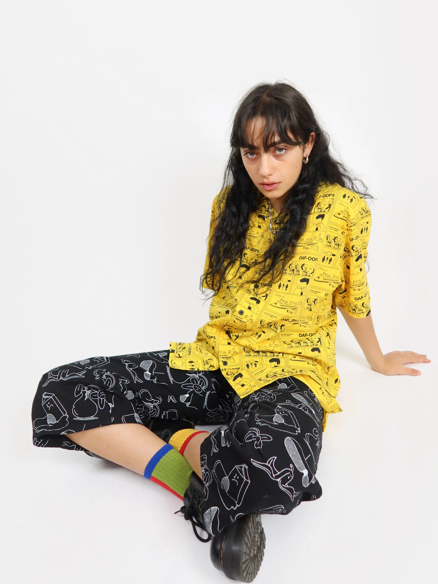 Lazy Oaf For Your Safety Only Bowling Shirt - Image 8